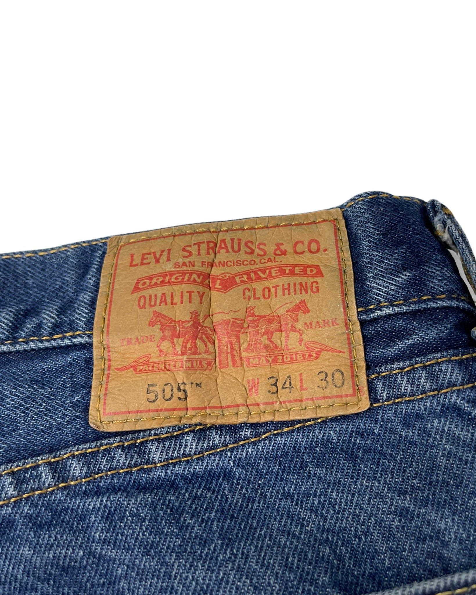 Jeans Levi's Jean upcyclé - 505 - W34 L30 - PLOMOSTORE