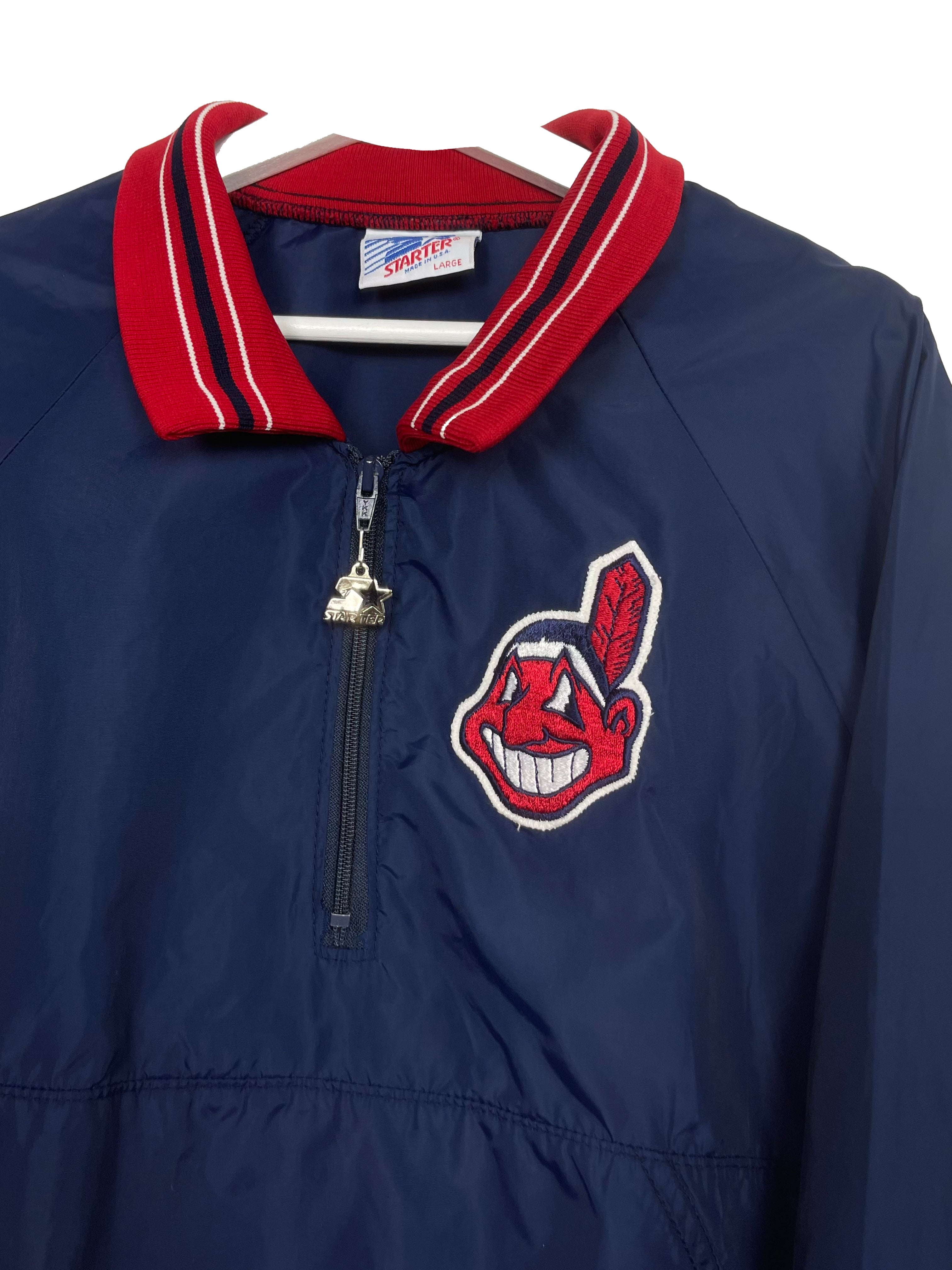 Blouson à enfiler - Cleveland Indians - S - PLOMOSTORE - Friperie en ligne