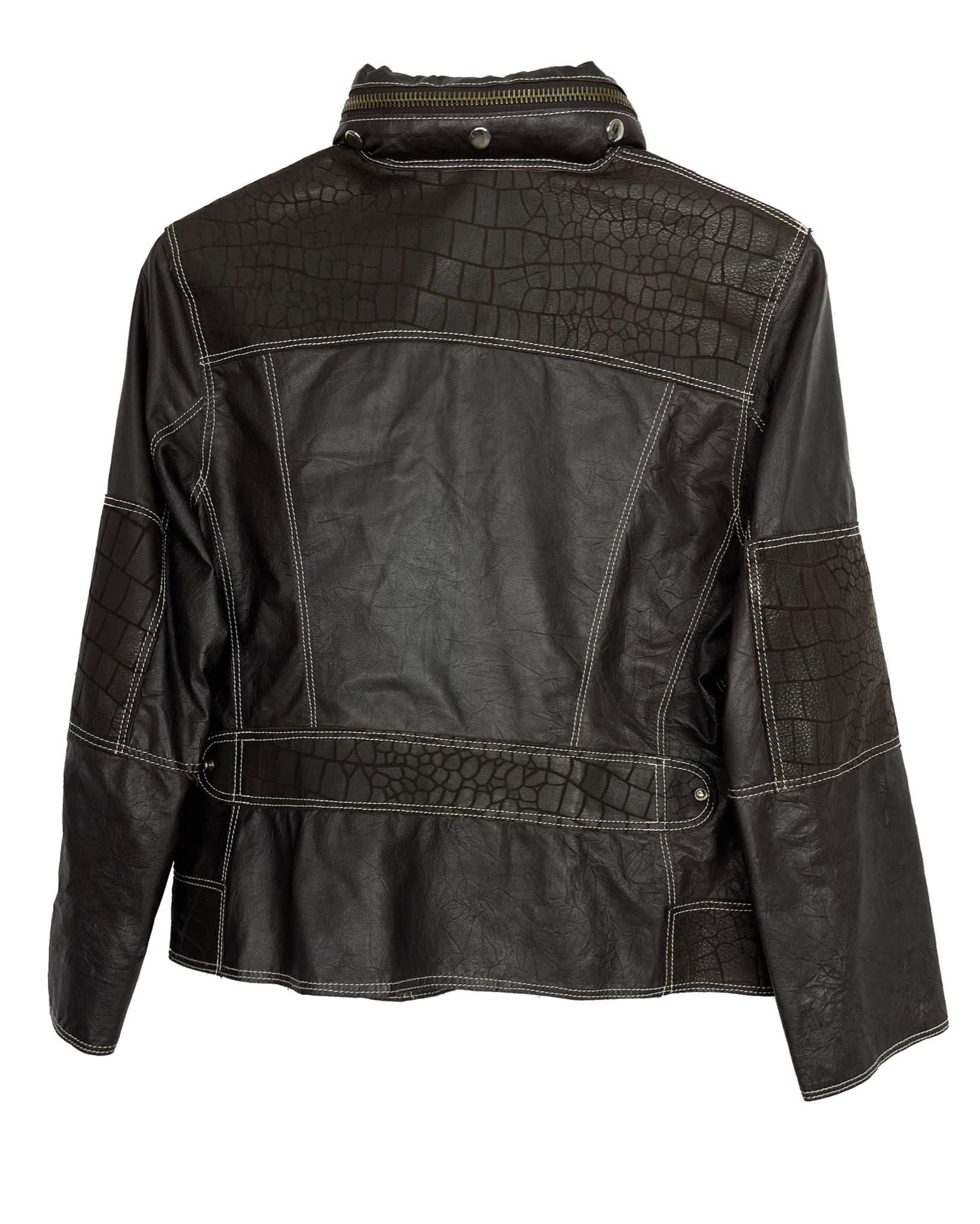 Blouson en cuir Roberto Cavalli Blouson en cuir - L - PLOMOSTORE