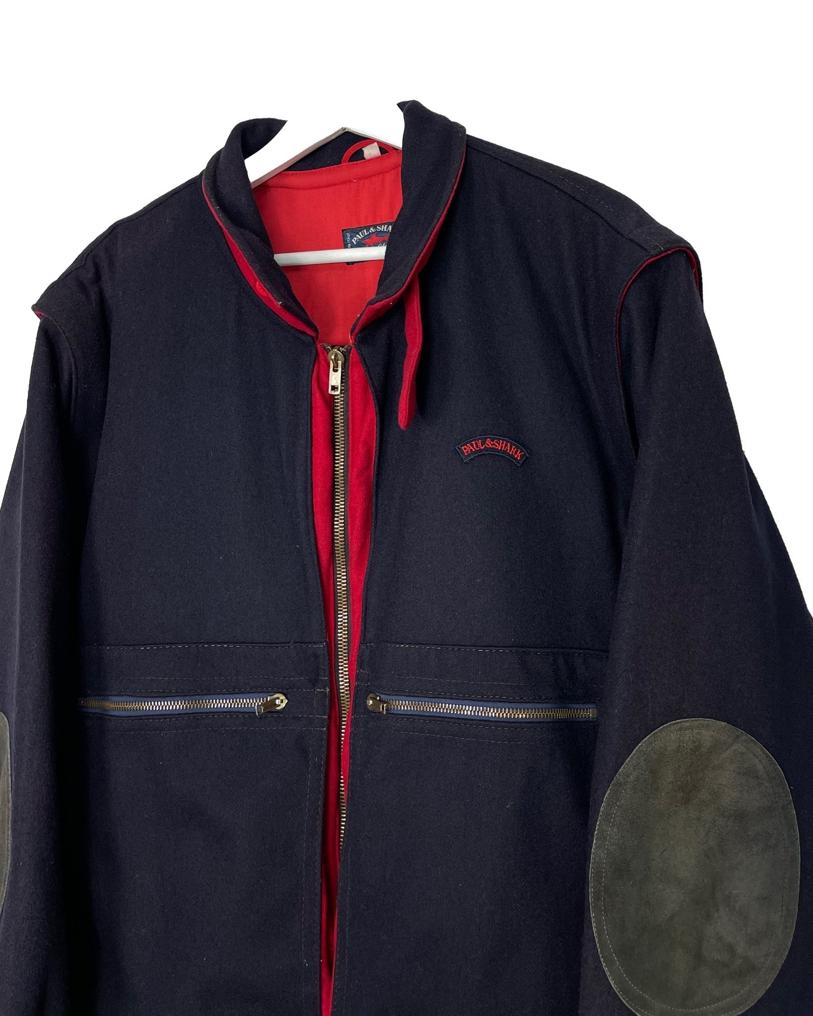 Blouson Paul & Shark Blouson en laine à manches amovibles - L - PLOMOSTORE