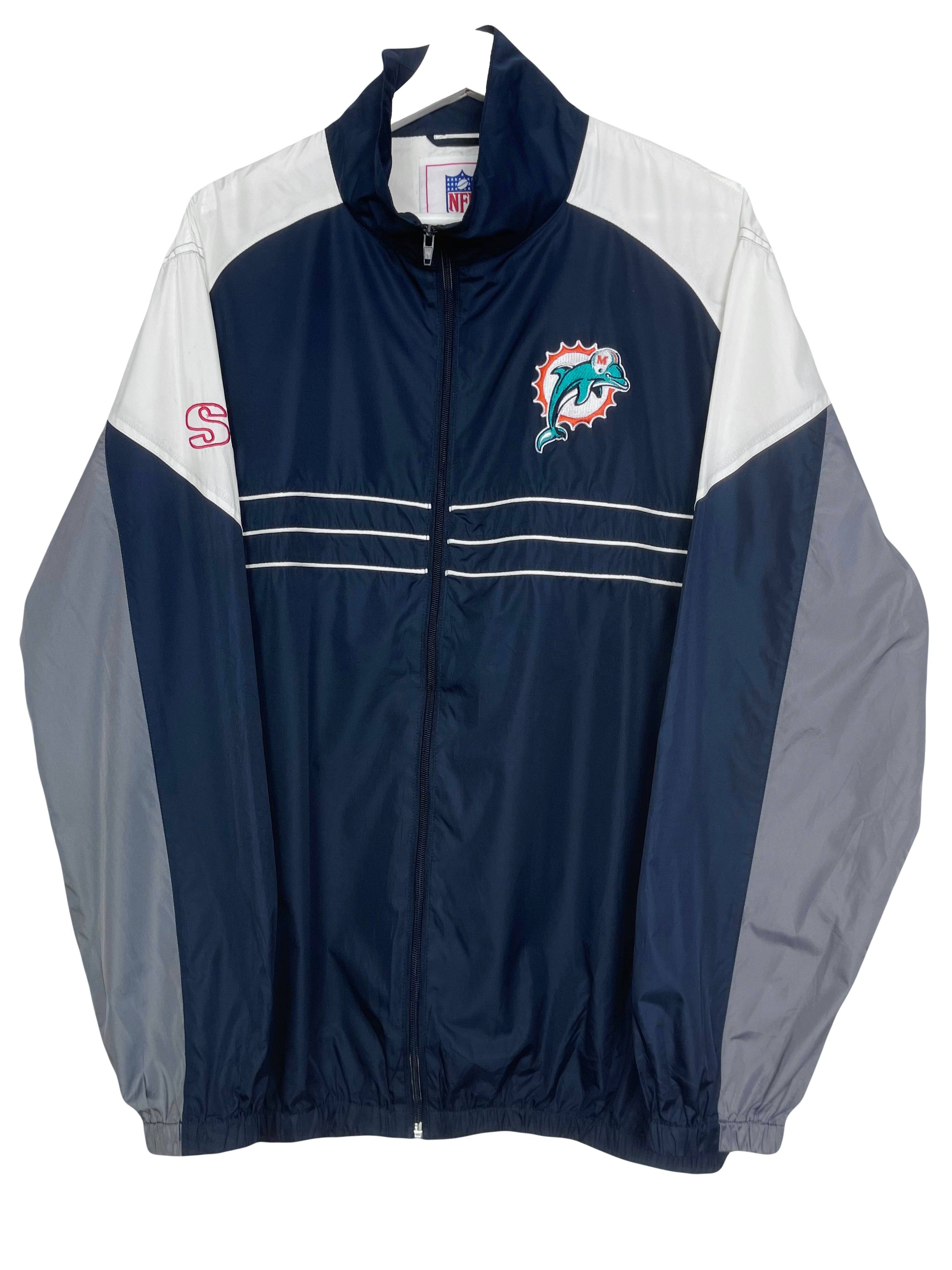 Blouson léger - Miami Dolphins - L - PLOMOSTORE - Friperie en ligne