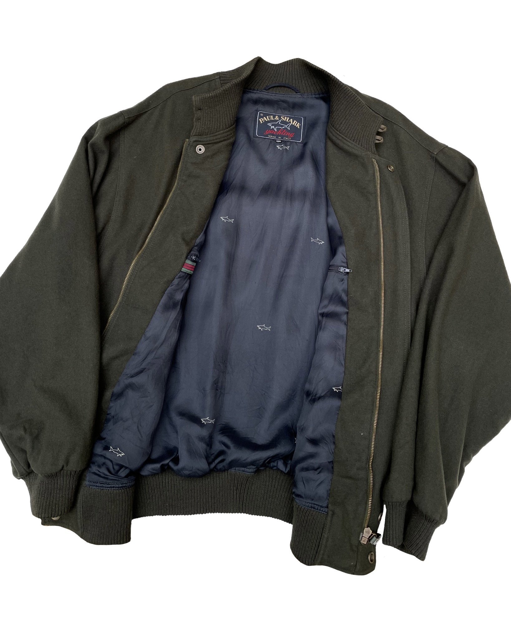 Blouson Paul & Shark Bombers en laine - 3XL - PLOMOSTORE