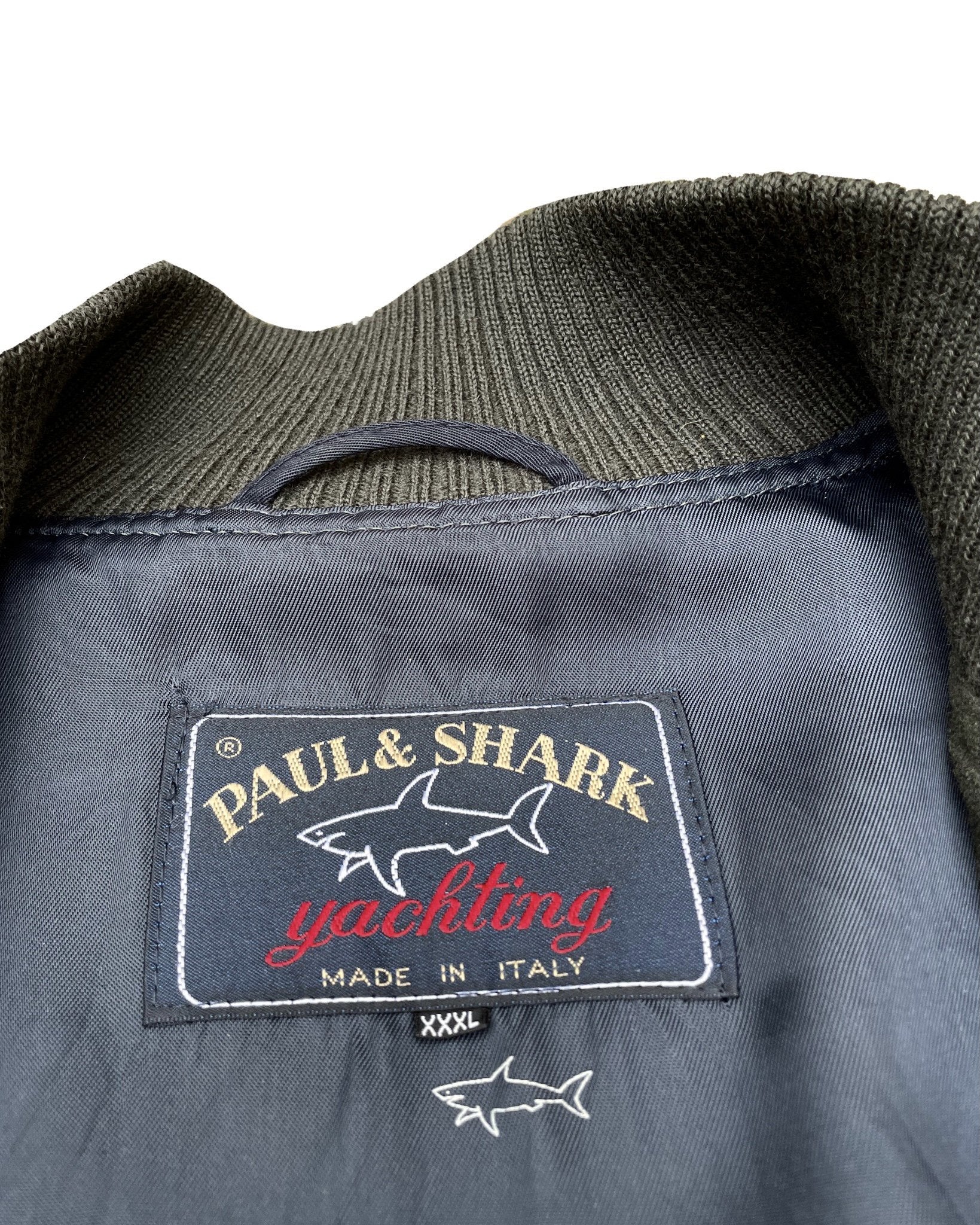 Blouson Paul & Shark Bombers en laine - 3XL - PLOMOSTORE
