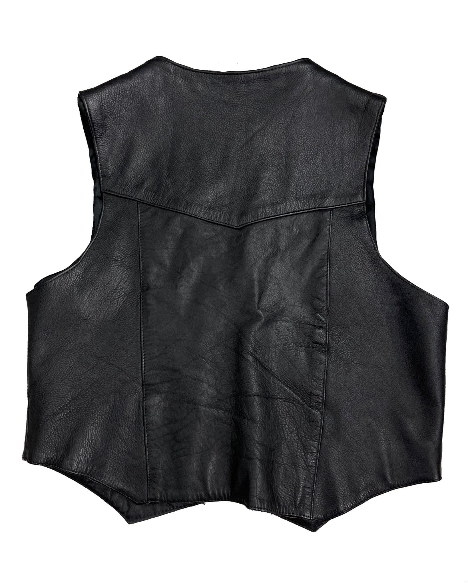 Blouson en cuir Chyston Gilet en cuir - L - PLOMOSTORE