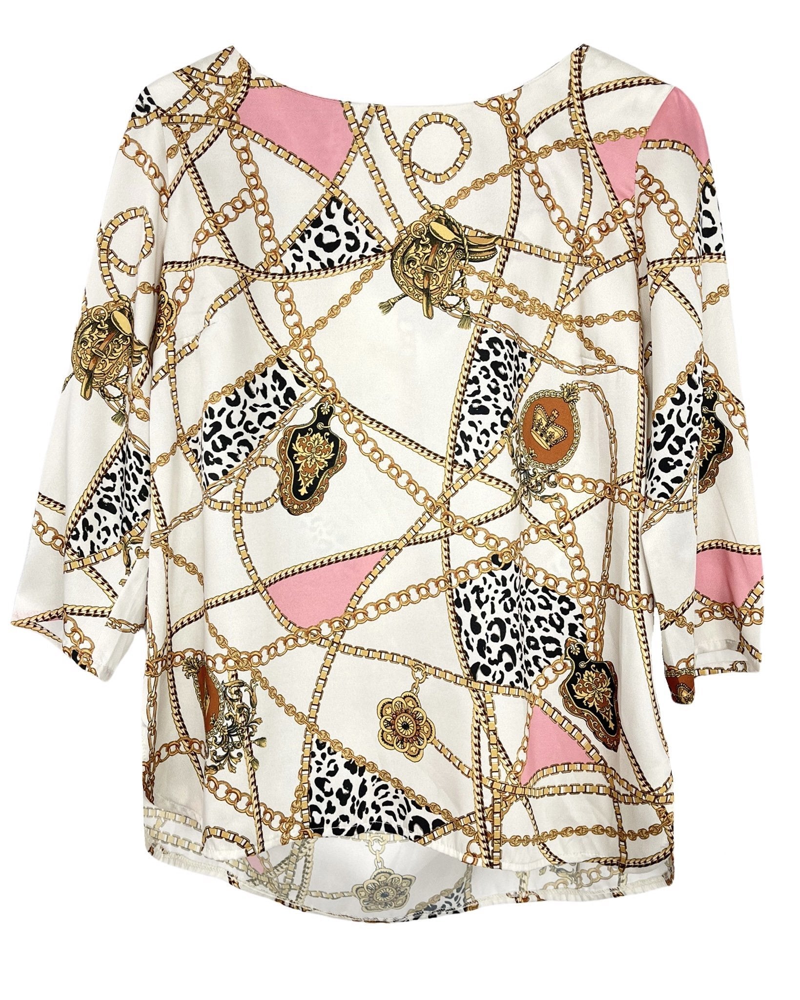 Top Vintage Haut imprimé - T42 - PLOMOSTORE