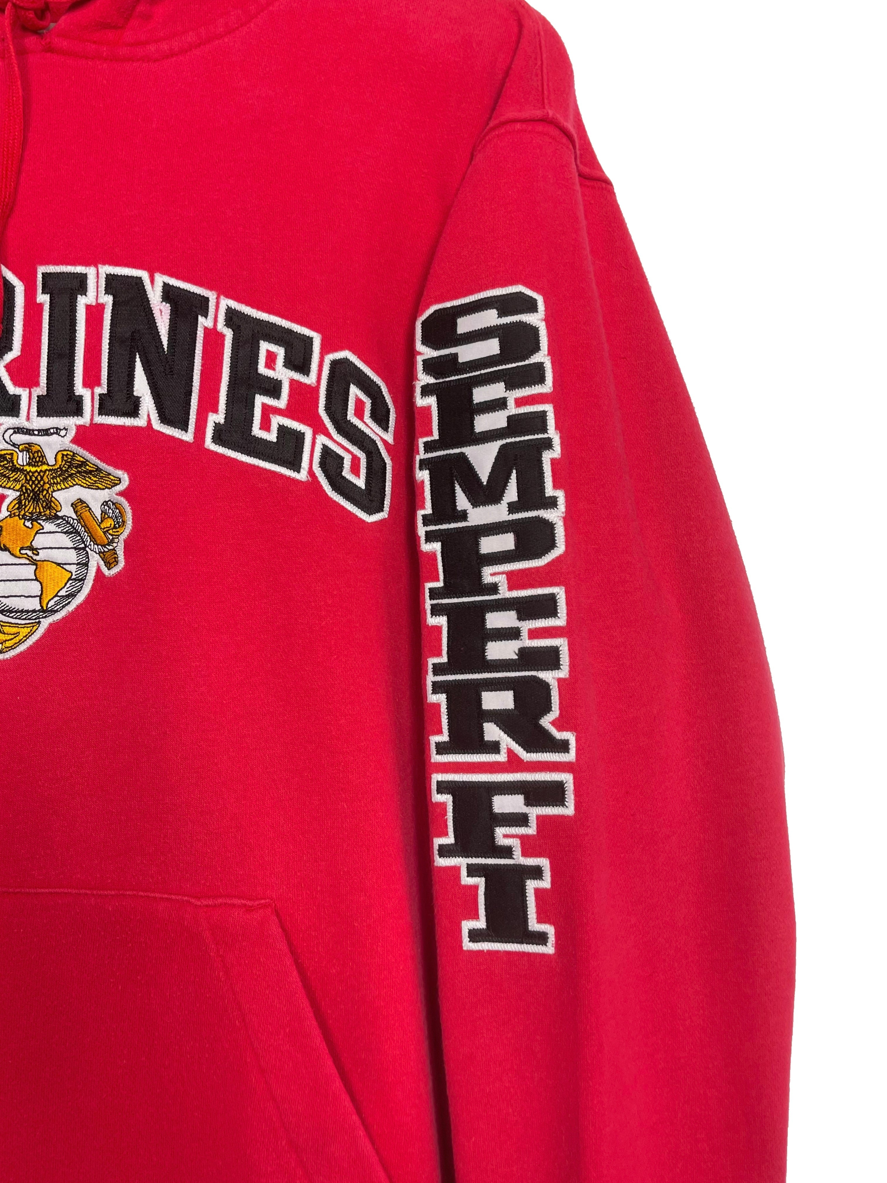 Hoodie - Marines - M - PLOMOSTORE - Friperie en ligne