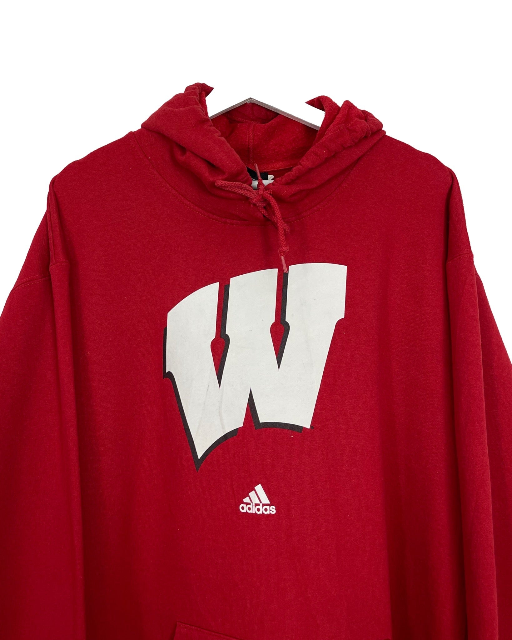 Sweat à capuche Adidas Hoodie - Wisconsin Badgers - XL - PLOMOSTORE