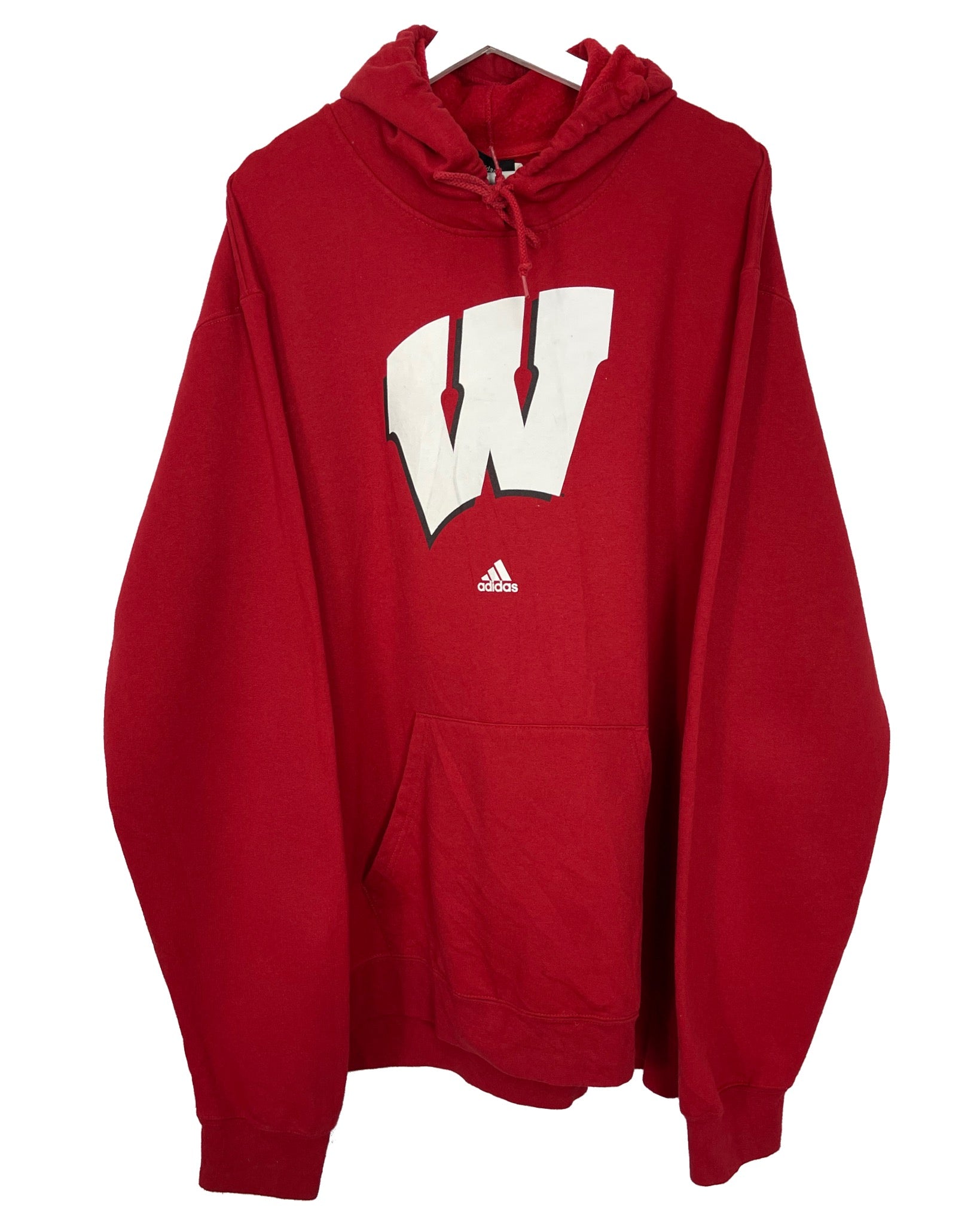 Sweat à capuche Adidas Hoodie - Wisconsin Badgers - XL - PLOMOSTORE