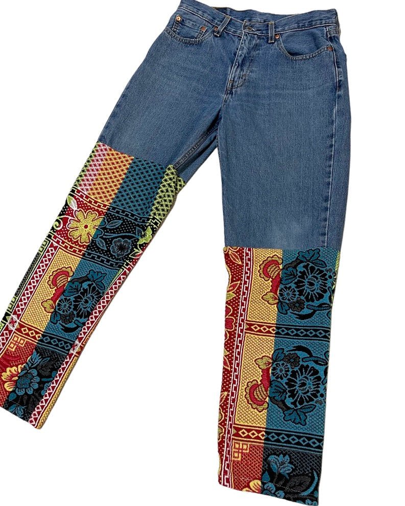 Jeans Levi's Jean upcyclé - 550 - W30 L30 - PLOMOSTORE