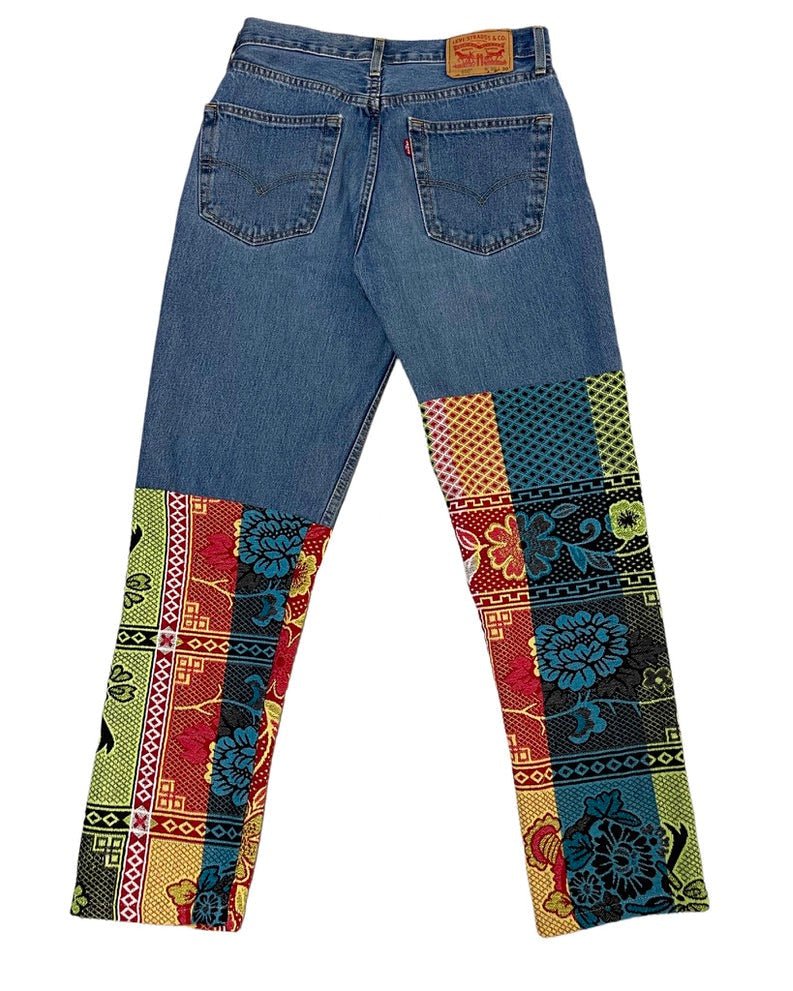 Jeans Levi's Jean upcyclé - 550 - W30 L30 - PLOMOSTORE