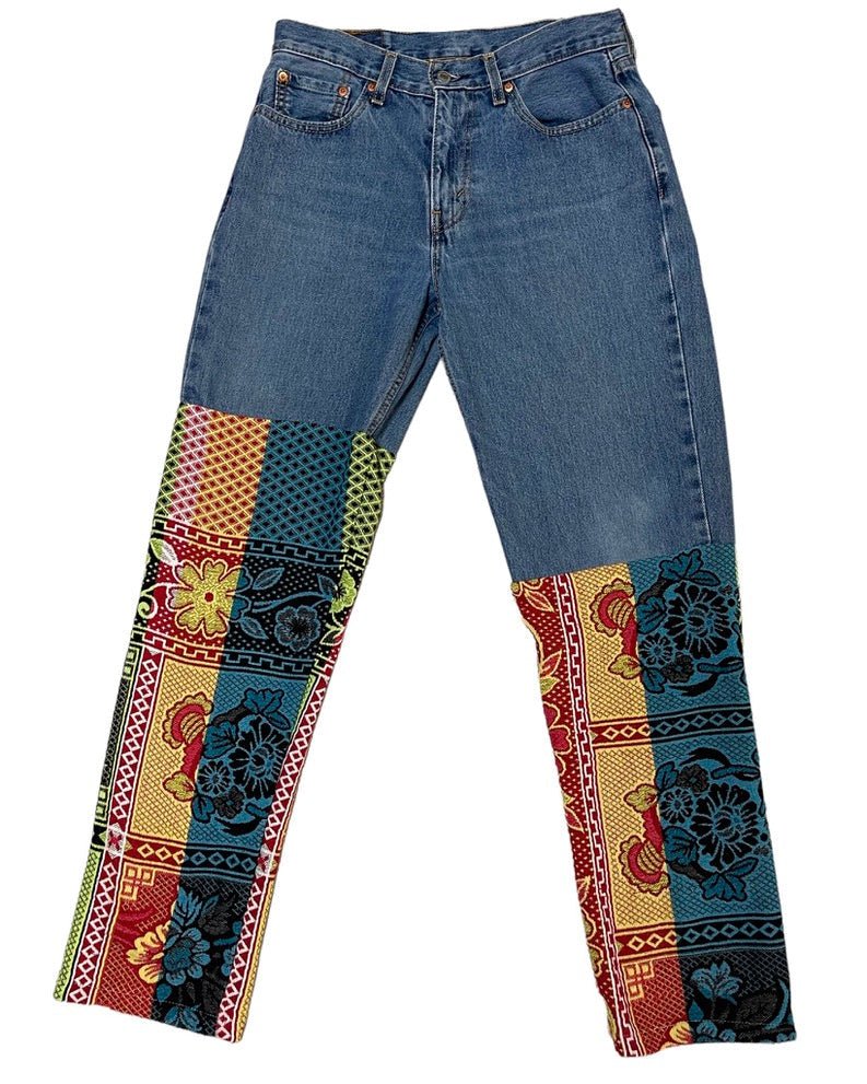 Jeans Levi's Jean upcyclé - 550 - W30 L30 - PLOMOSTORE