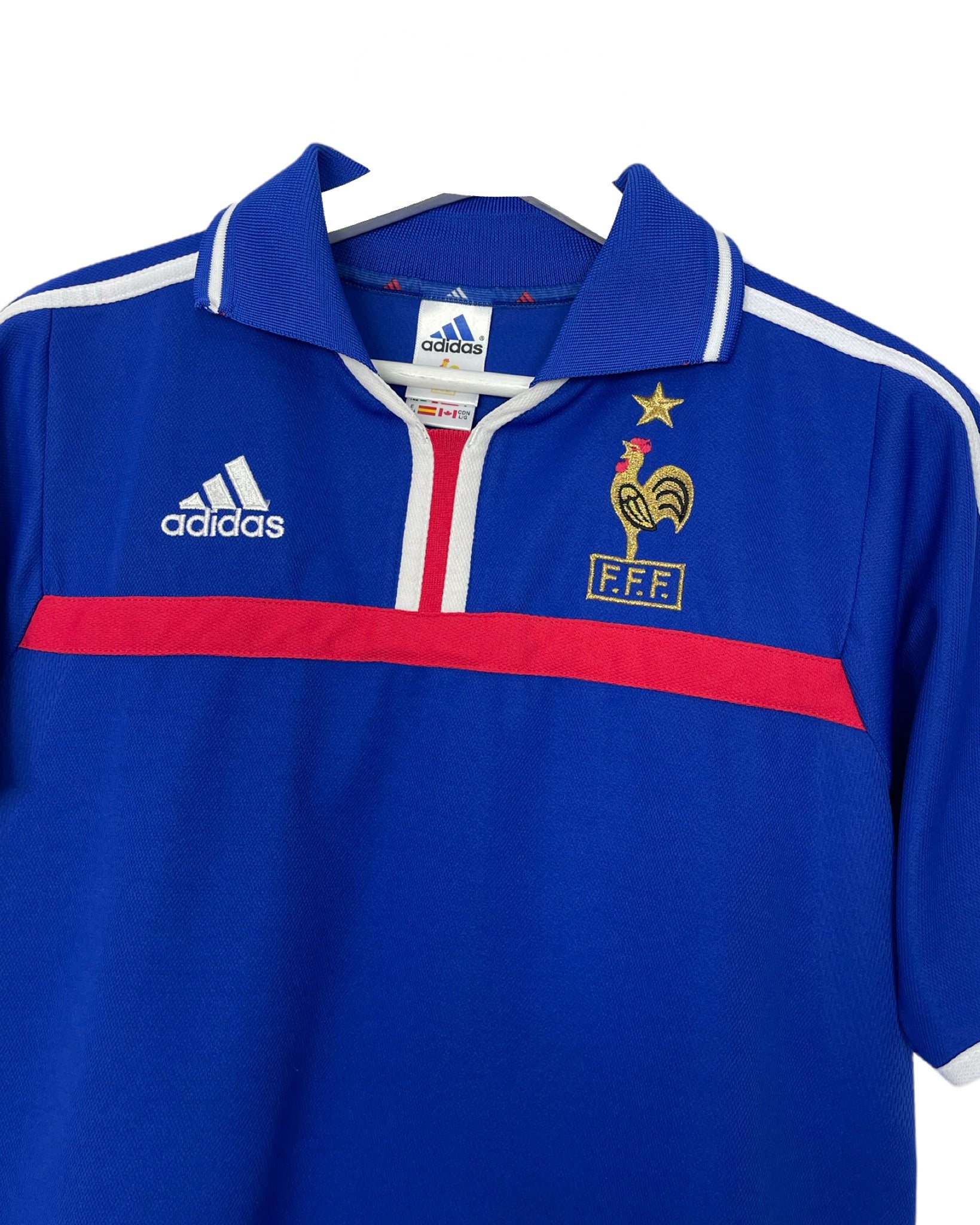 Maillot de football Adidas Maillot de football - France 00' - XS - PLOMOSTORE
