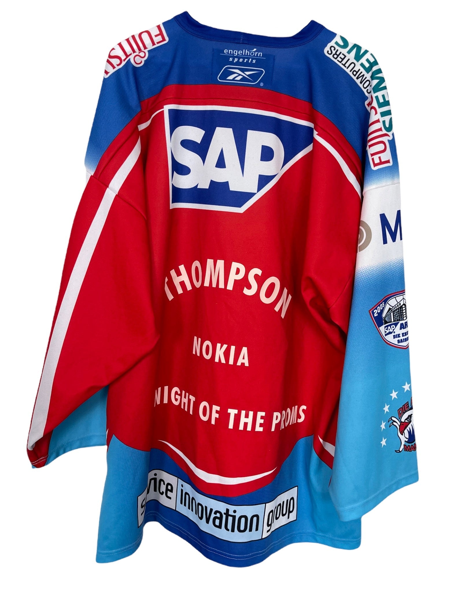 Maillot de hockey Reebok Maillot de Hockey - Adler Mannheim - XL - PLOMOSTORE