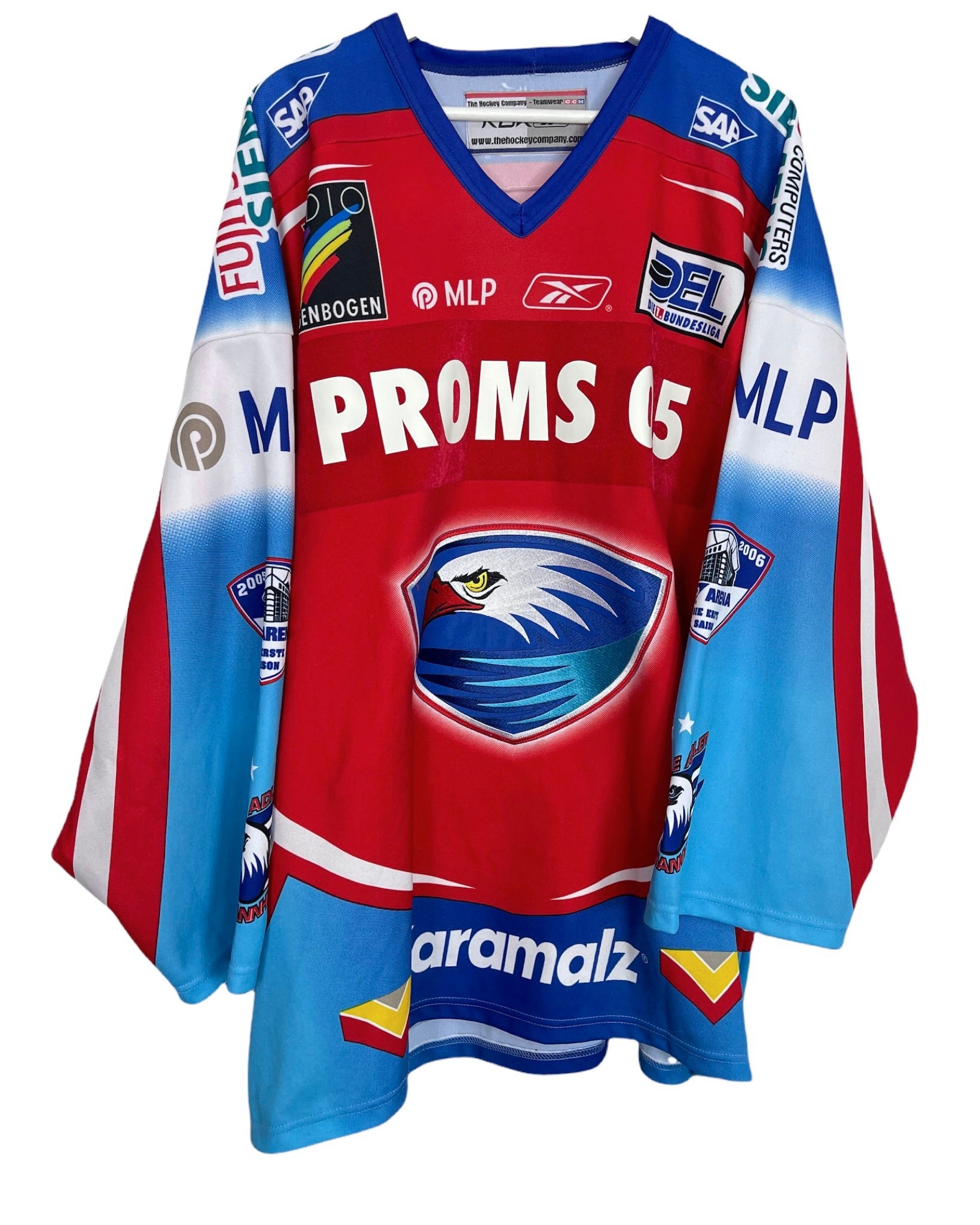 Maillot de hockey Reebok Maillot de Hockey - Adler Mannheim - XL - PLOMOSTORE