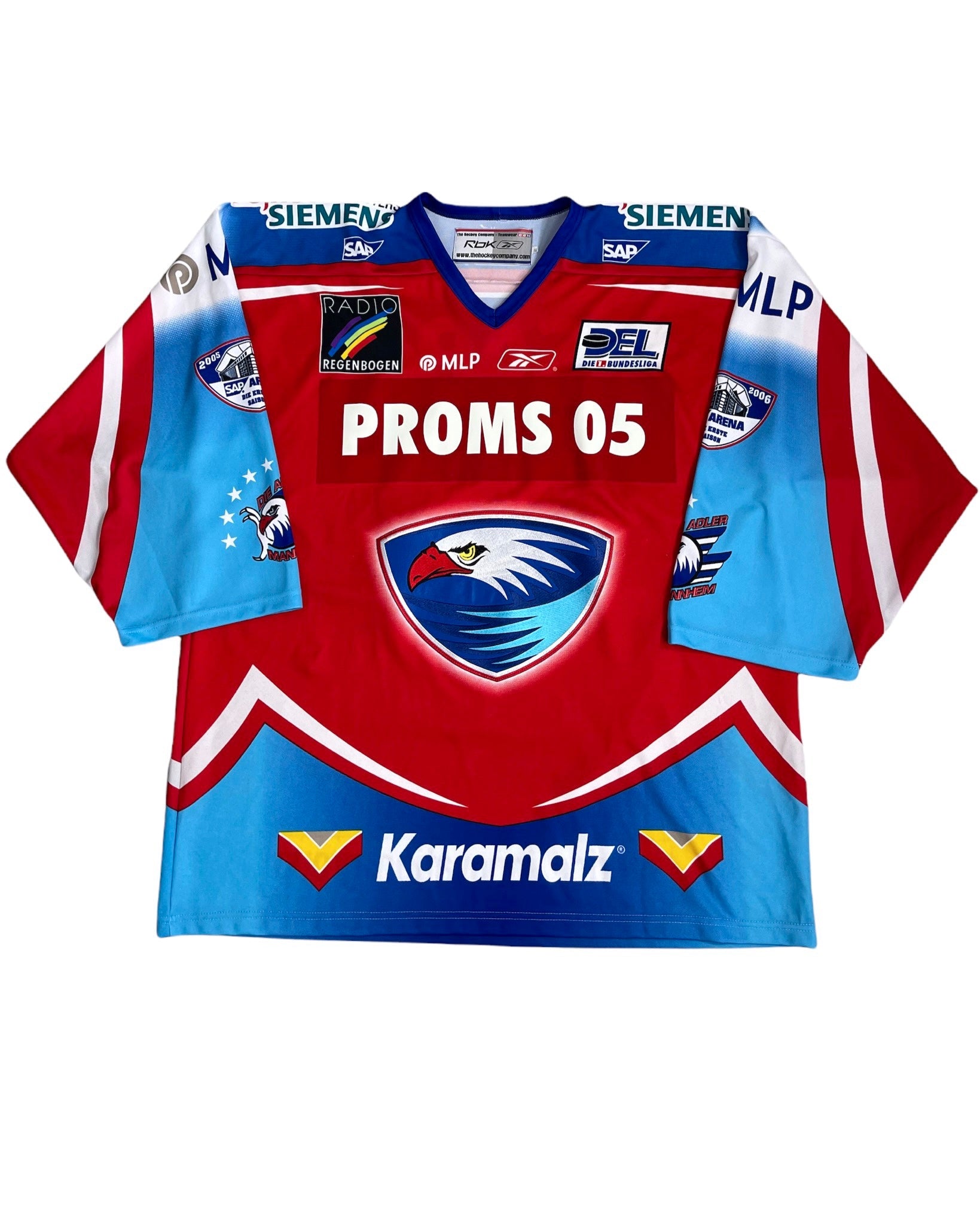 Maillot de hockey Reebok Maillot de Hockey - Adler Mannheim - XL - PLOMOSTORE
