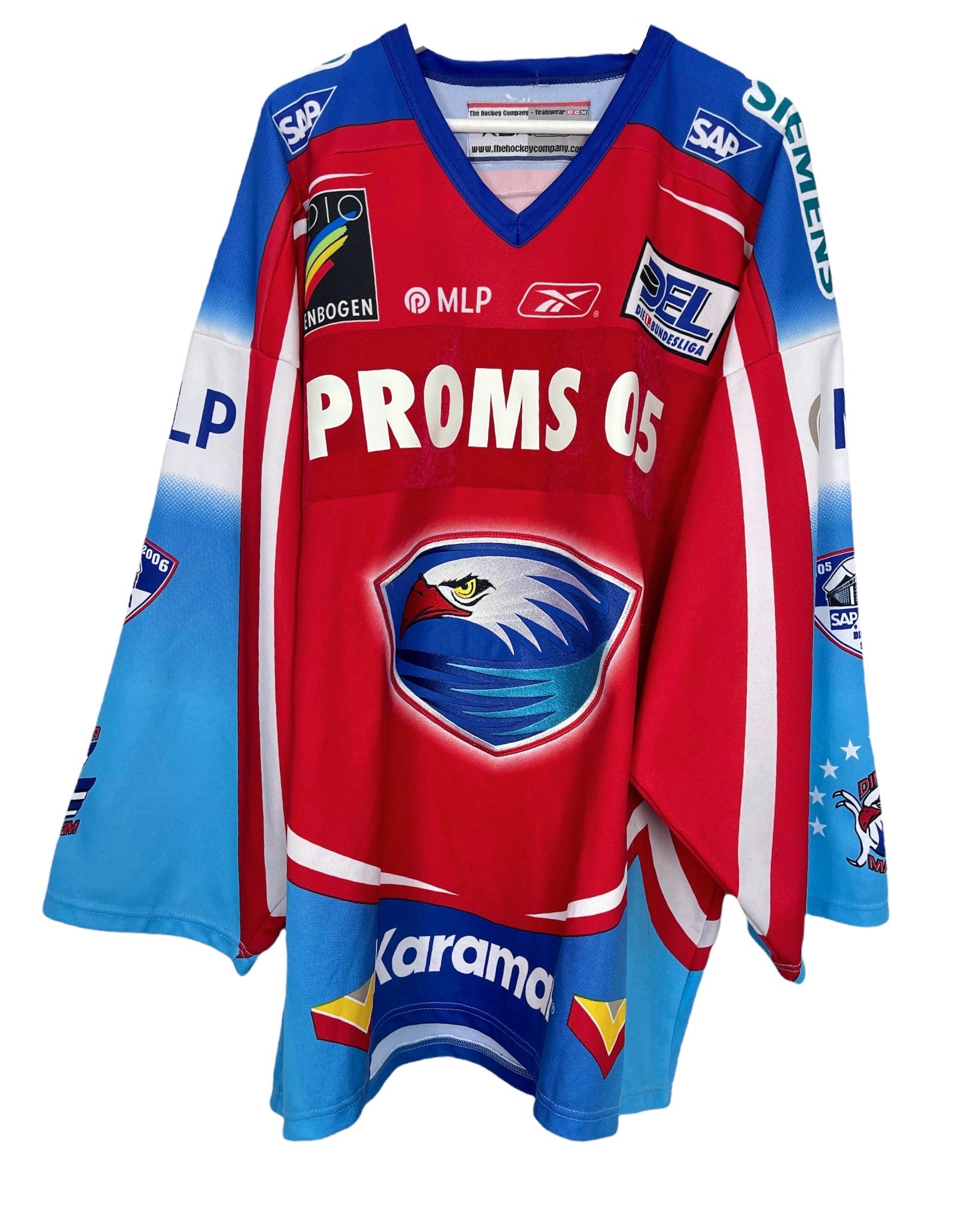 Maillot de hockey Reebok Maillot de Hockey - Adler Mannheim - XL - PLOMOSTORE