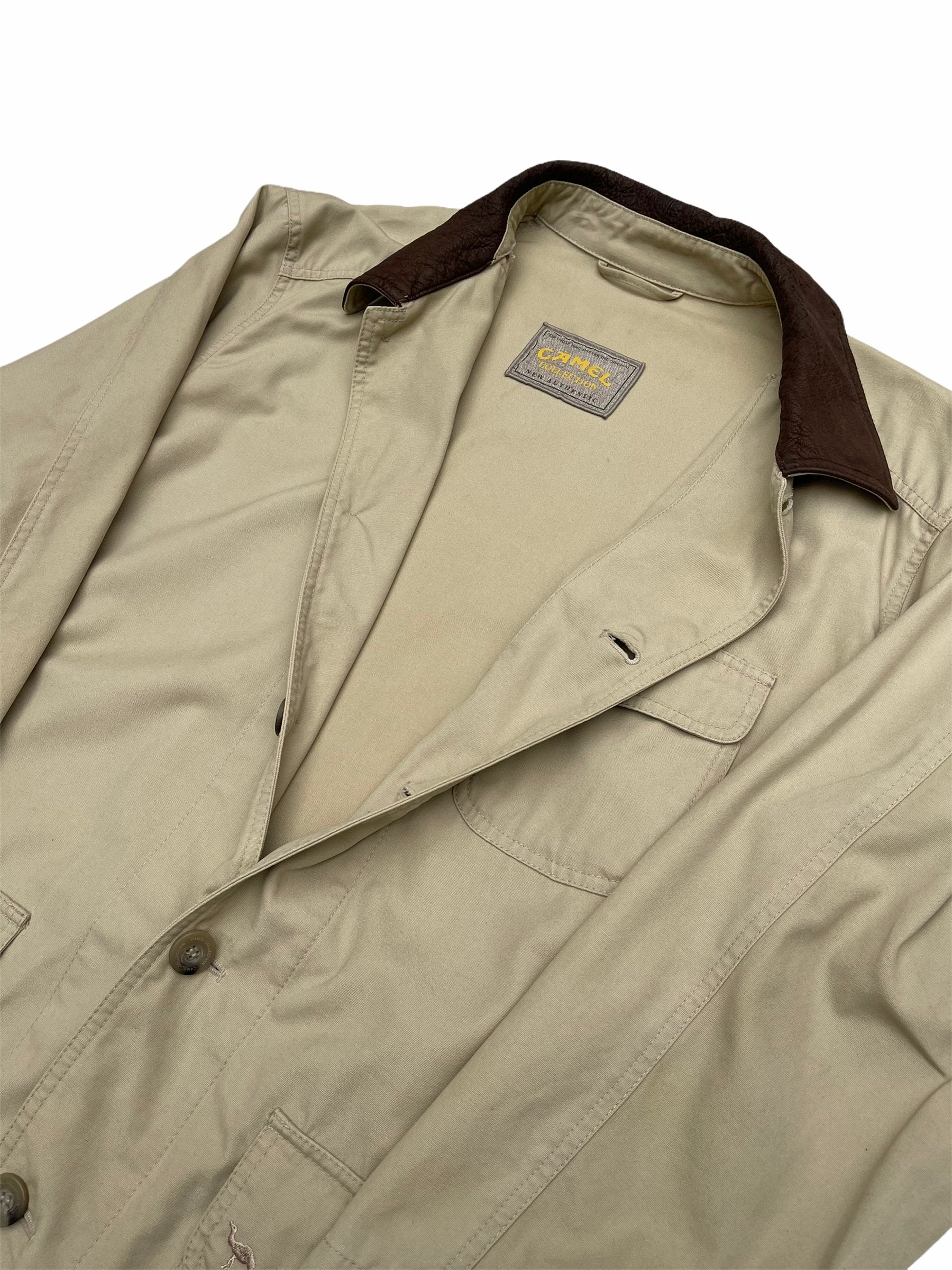 Blouson Vintage Manteau - Camel - XXL - PLOMOSTORE