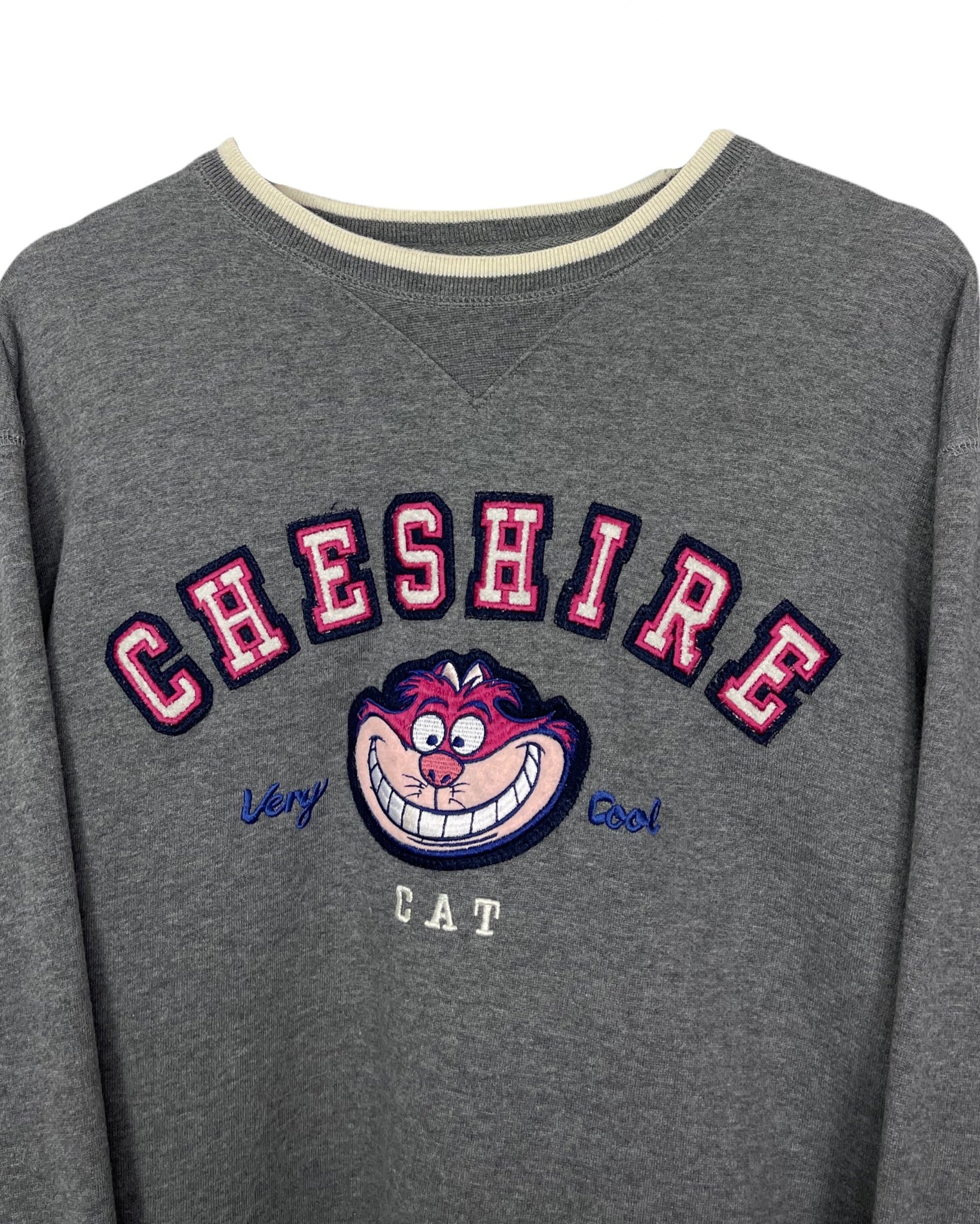 Sweatshirt Disney Sweat - "Cheesire" - M - PLOMOSTORE