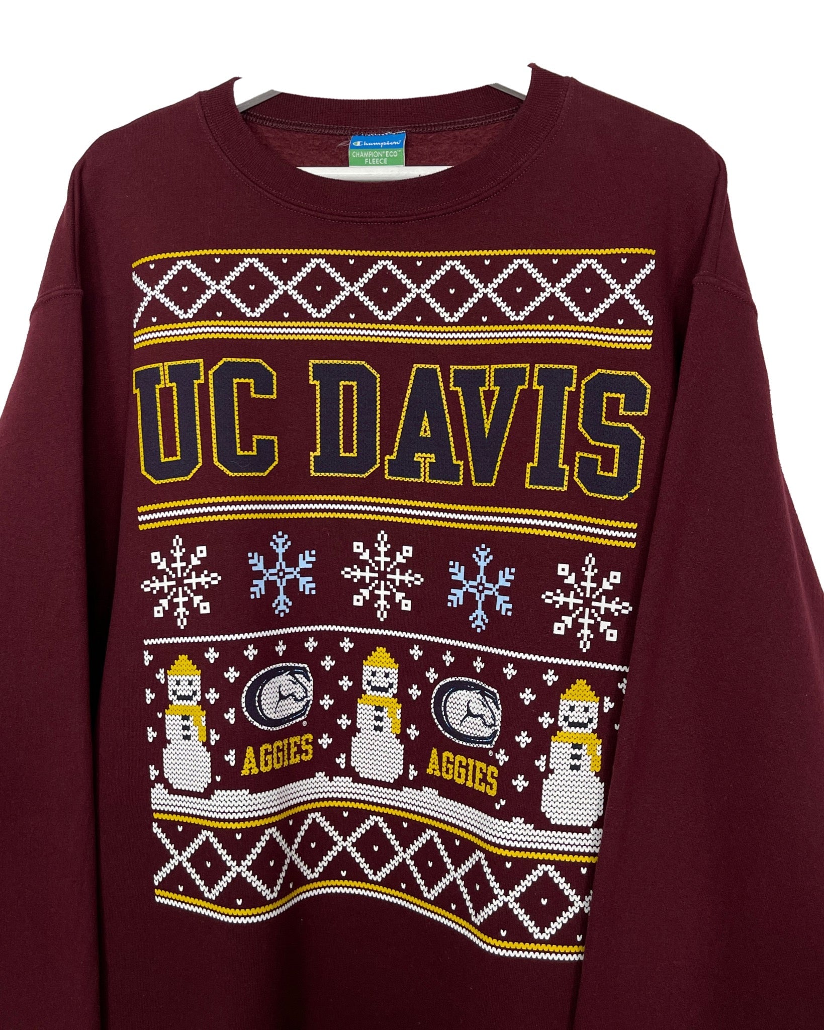Sweatshirt Champion Sweat - University of California Davis - L - PLOMOSTORE
