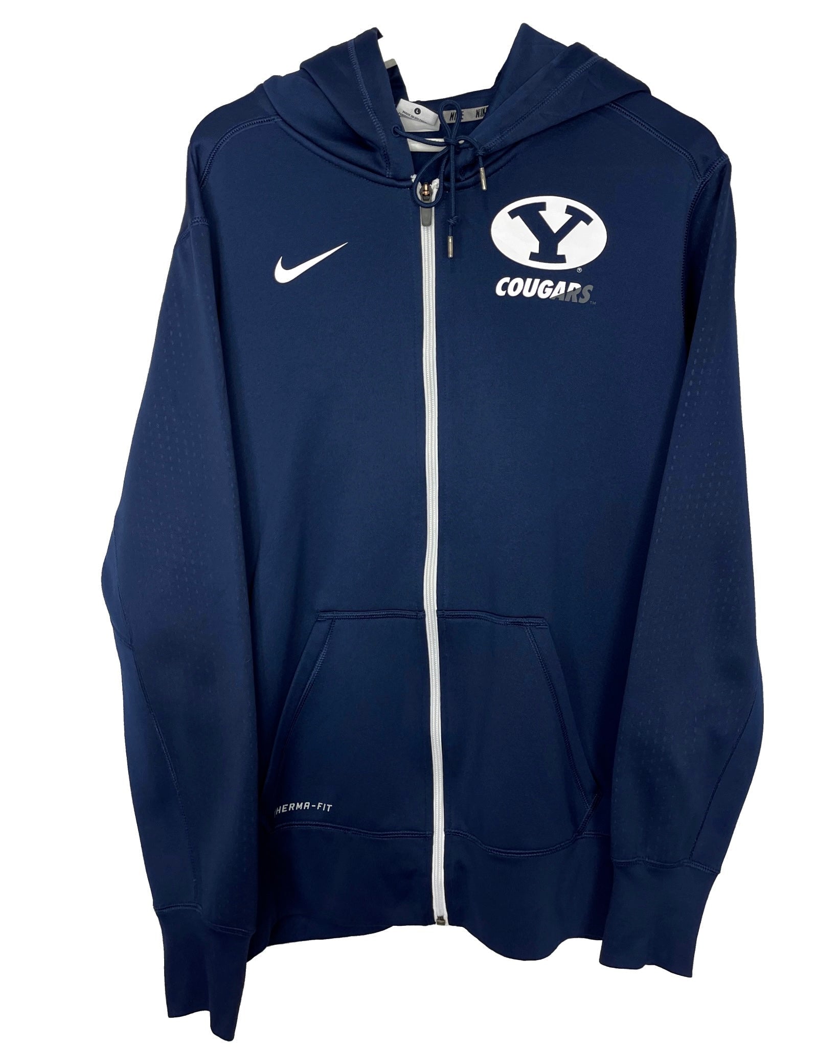 Sweat à capuche Nike Sweat zippé - Brigham Young Cougars - L - PLOMOSTORE