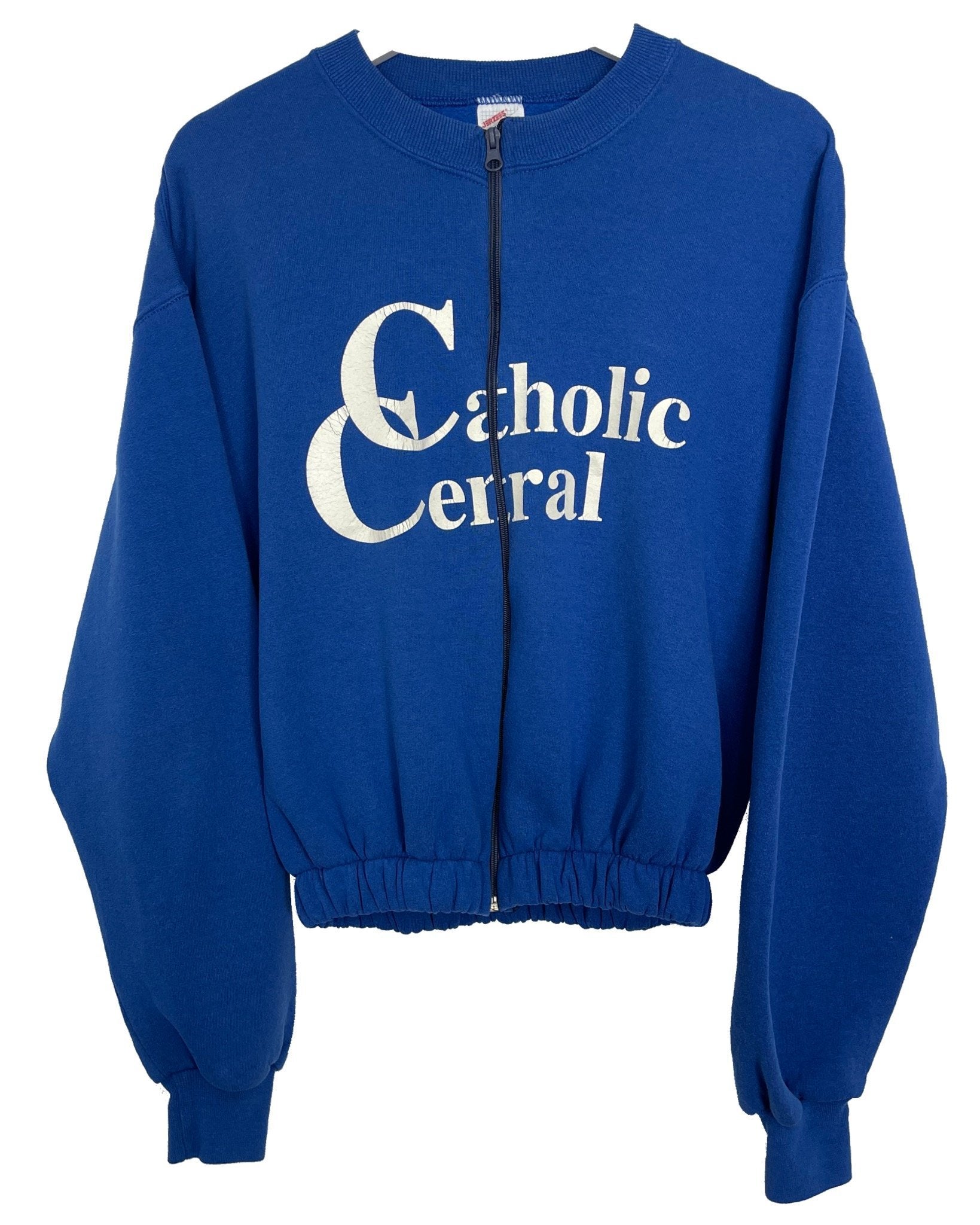 Sweat zippé Vintage Sweat zippé - Catholic Central University - L - PLOMOSTORE