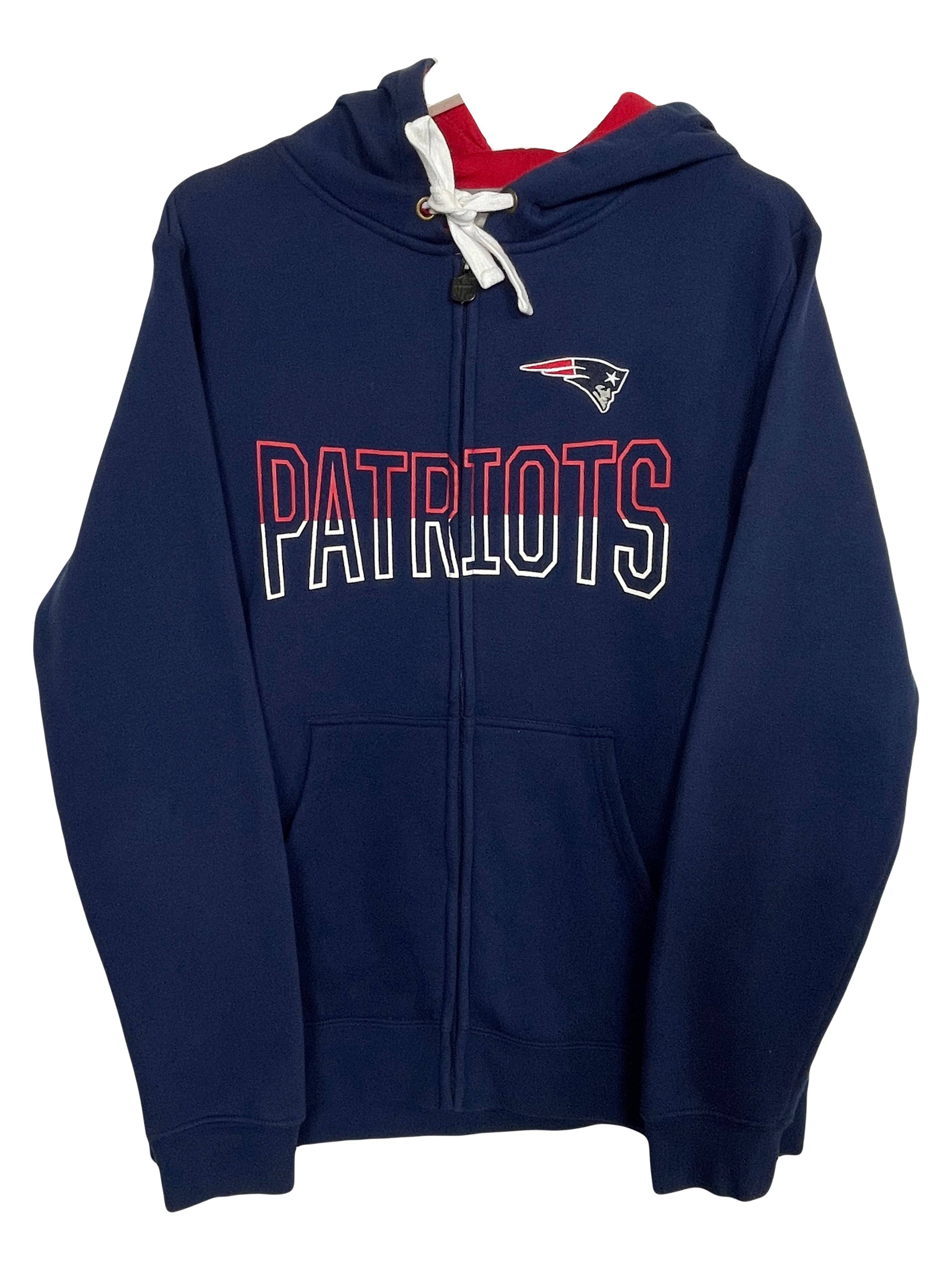 Sweat zippé - New England Patriots - M - PLOMOSTORE - Friperie en ligne