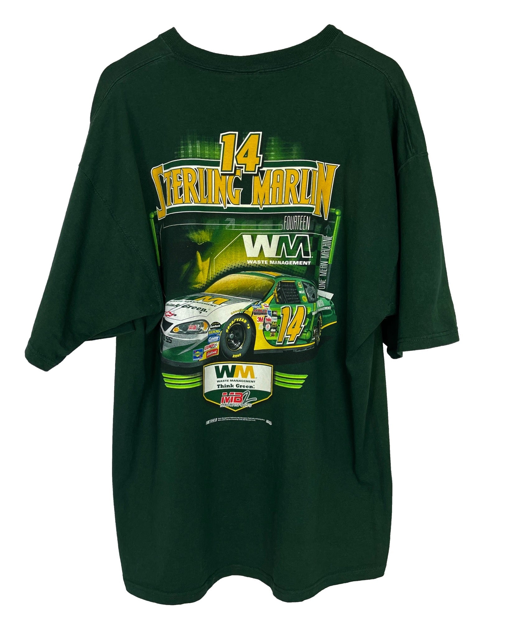 T-shirt Vintage T-shirt - NASCAR - Sterling Marlin - XXL - PLOMOSTORE