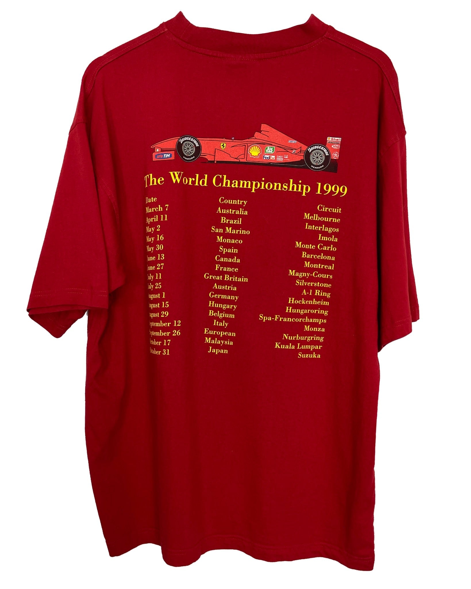T-shirt Ferrari T-shirt - The World Championship 1999 - XL - PLOMOSTORE