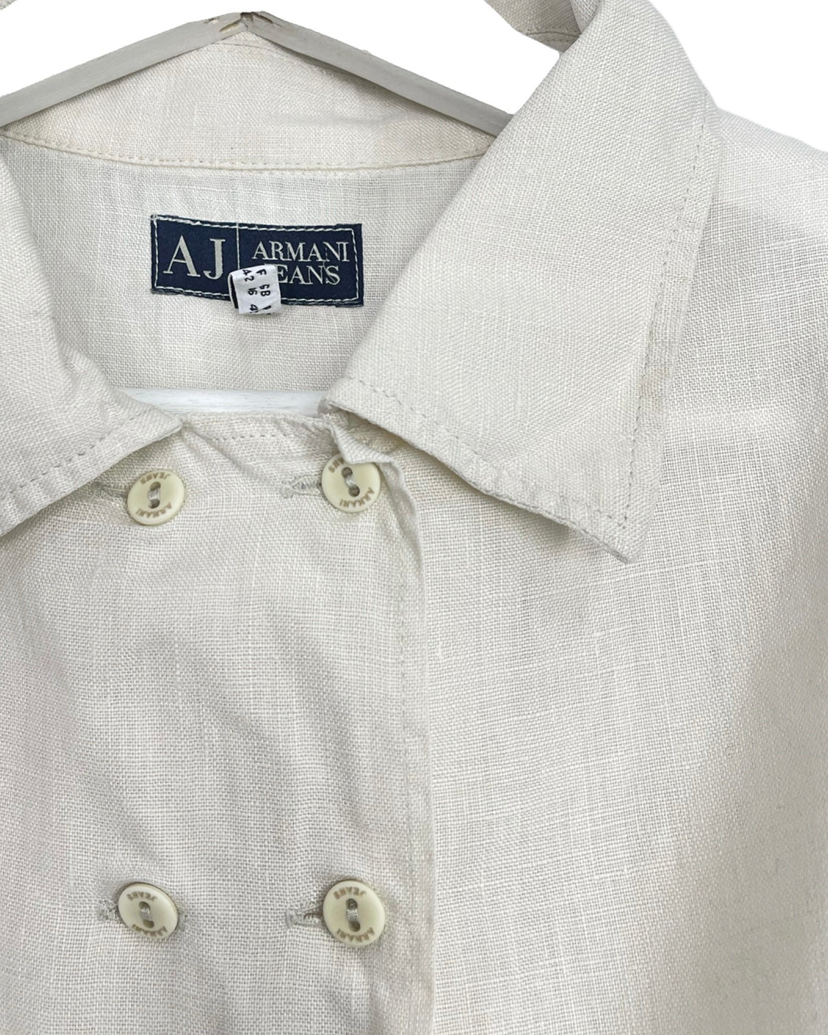 Top Armani Top en lin - T42 - PLOMOSTORE