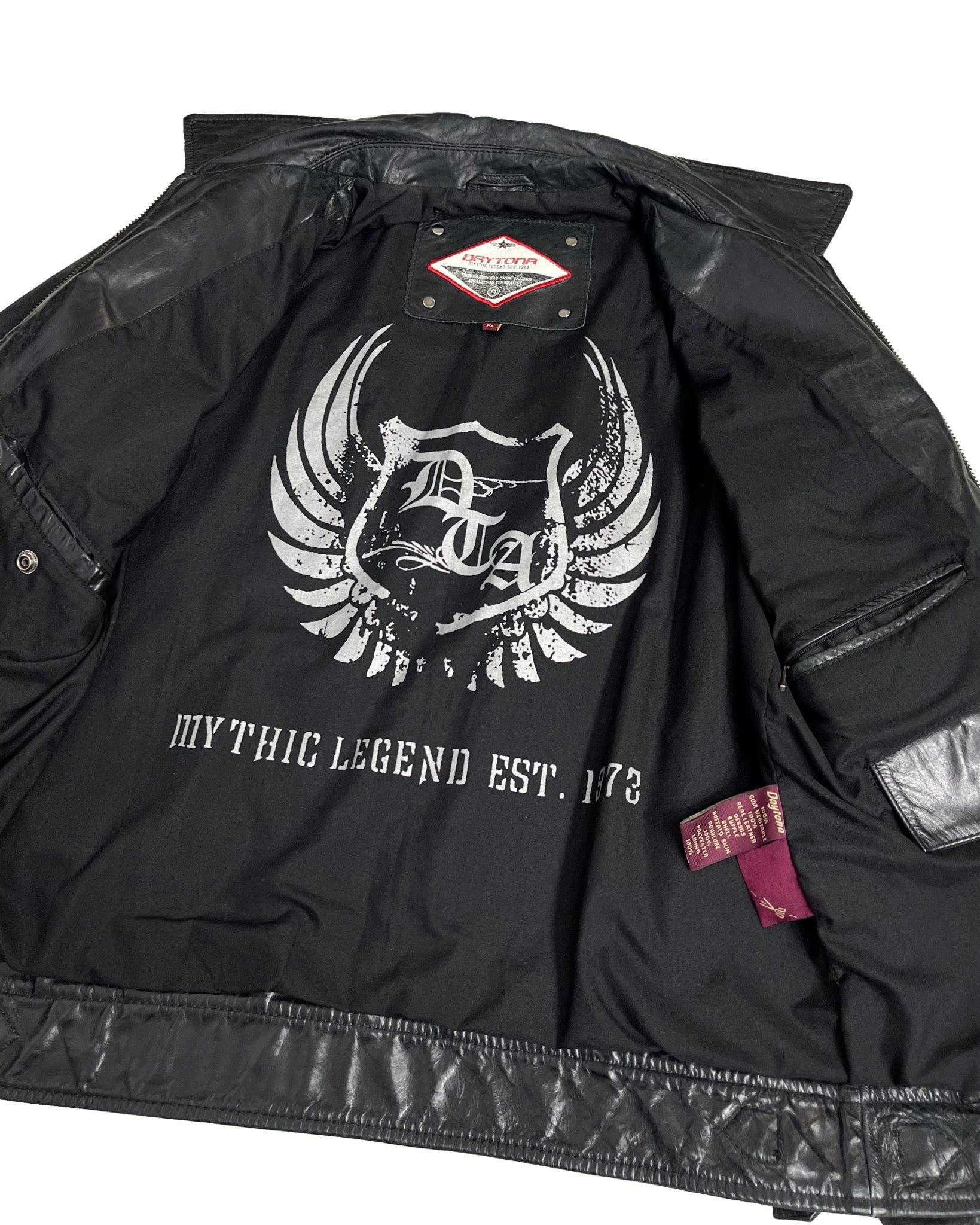 Blouson en cuir Daytona Veste en cuir - XL - PLOMOSTORE