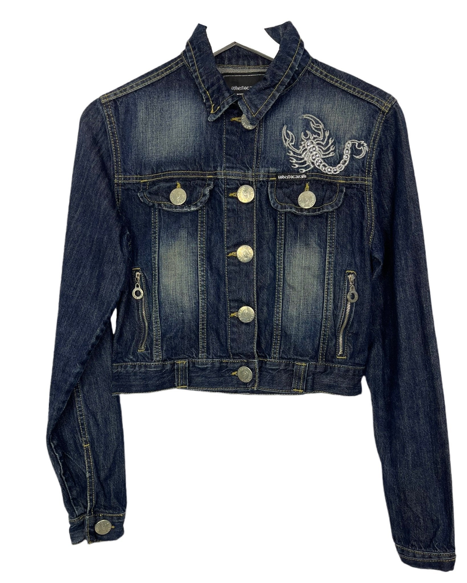 Veste en jean Roberto Cavalli Veste en jean - M - PLOMOSTORE