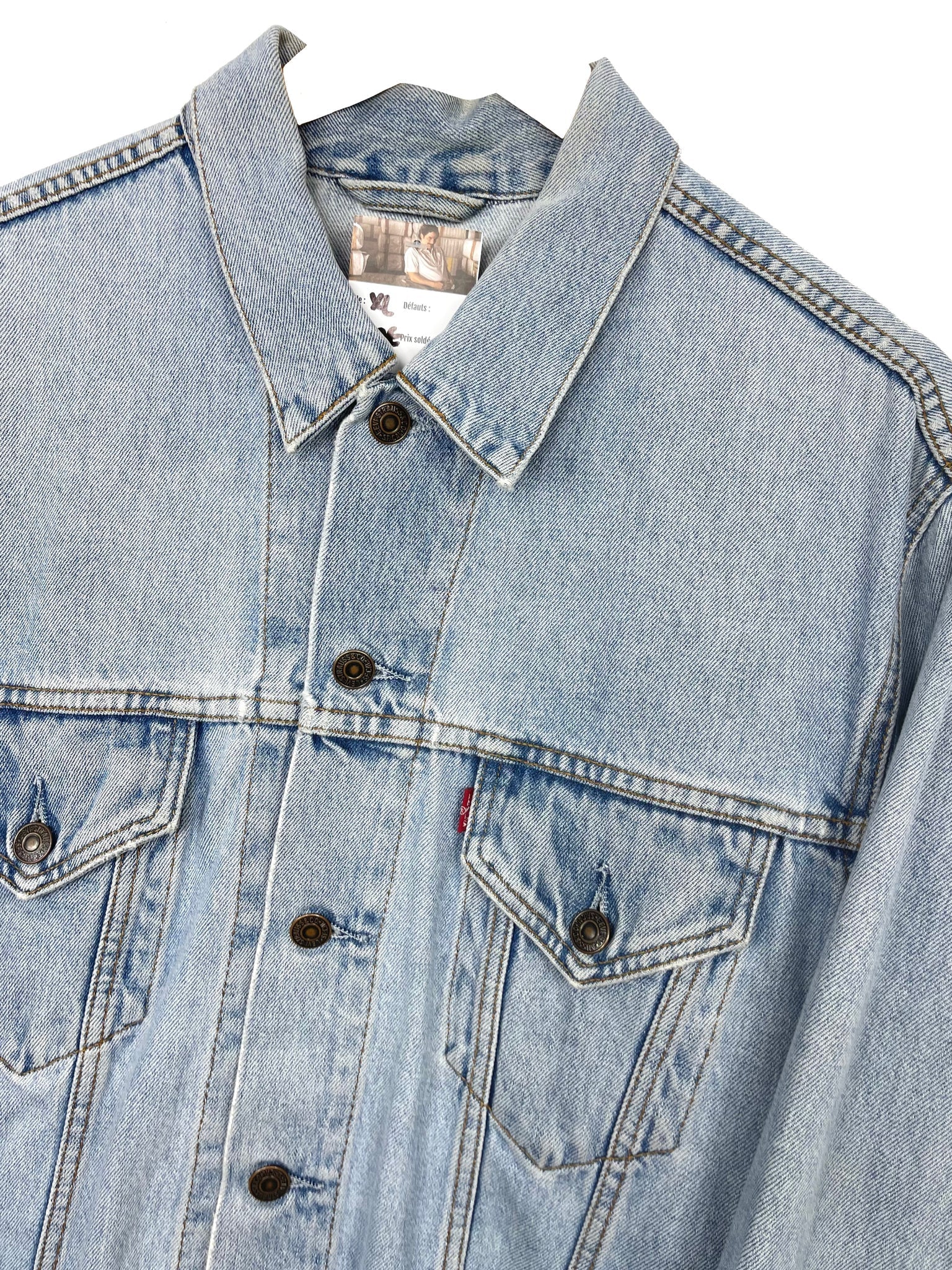 Veste en jean - XL - PLOMOSTORE - Friperie en ligne