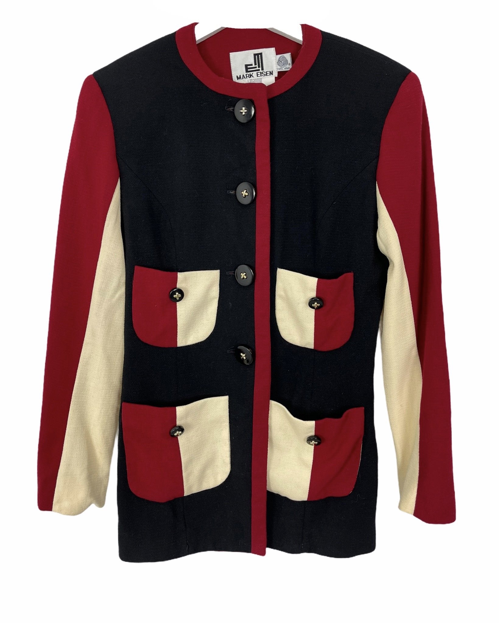 Blouson léger Mark Eisen Veste en laine - M - PLOMOSTORE