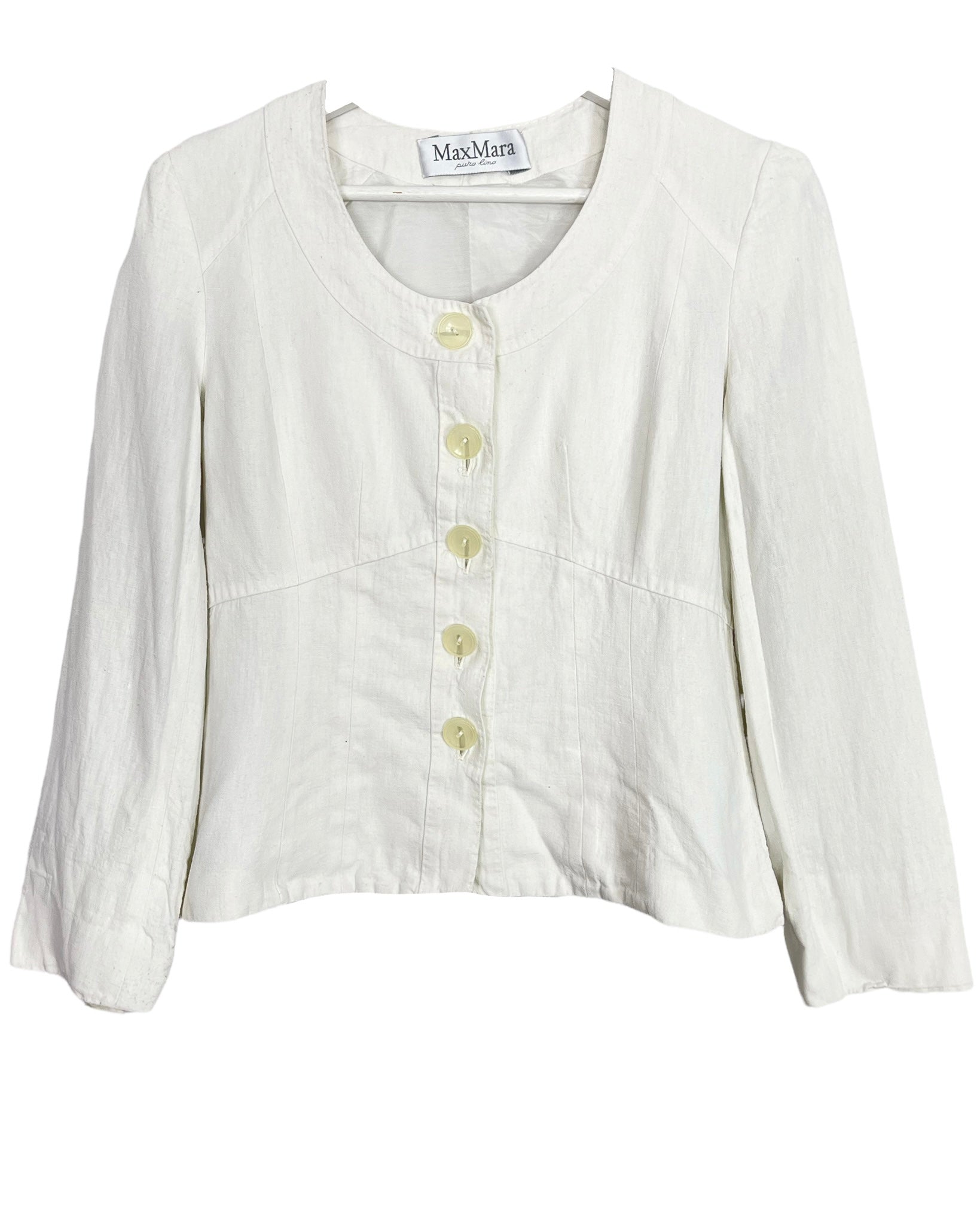 Veste habillée MaxMara Veste en lin - T40 - PLOMOSTORE