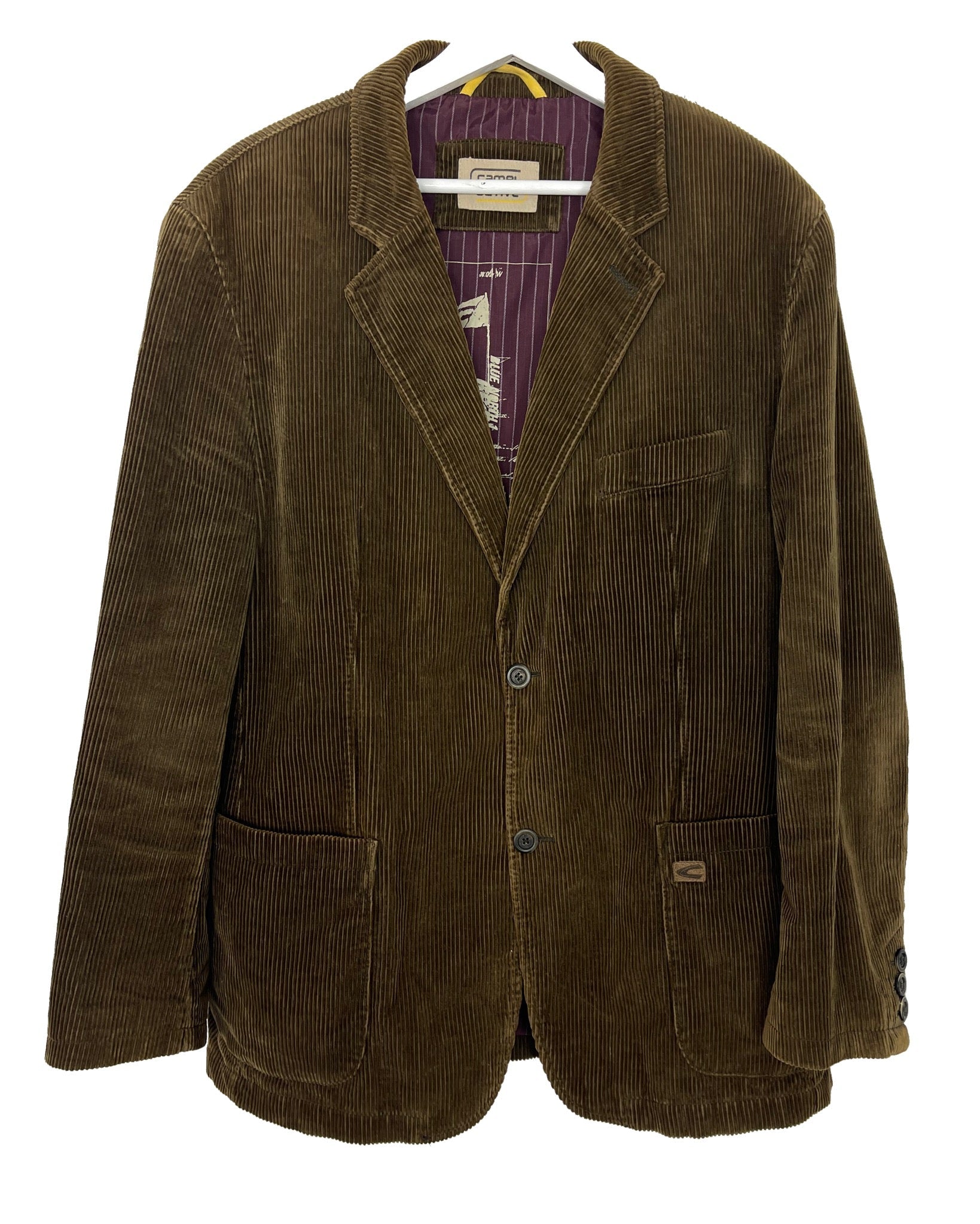 Veste habillée Camel Veste en velours côtelé - L - PLOMOSTORE