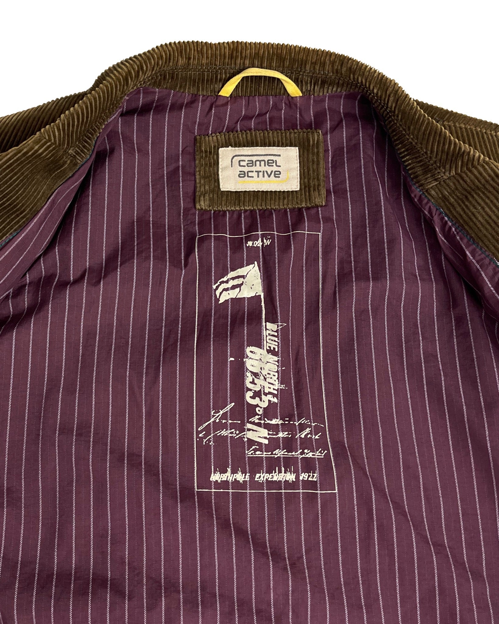 Veste habillée Camel Veste en velours côtelé - L - PLOMOSTORE