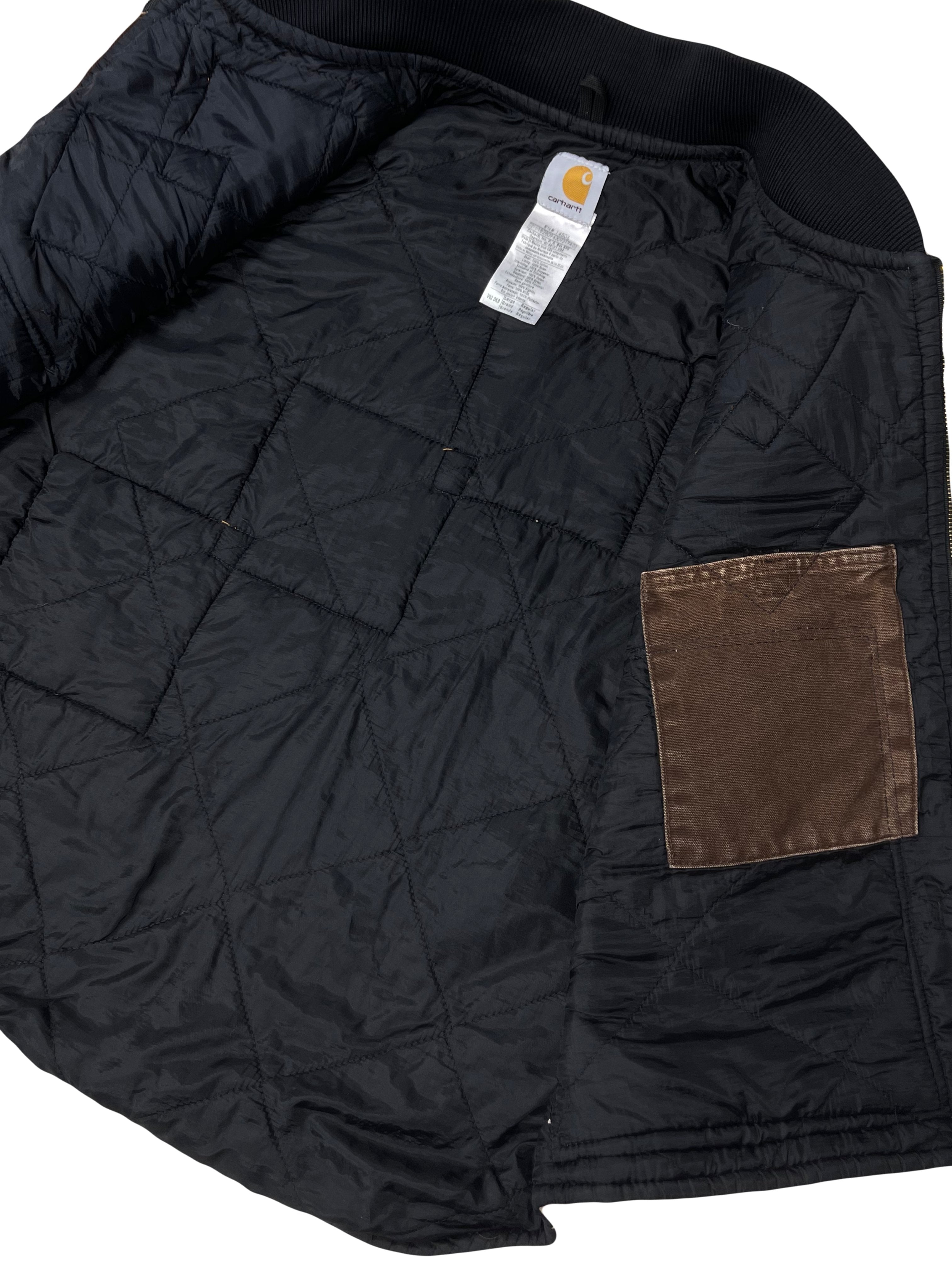 Veste sans manches Carhartt Veste sans manches upcyclée style patchwork - L - PLOMOSTORE