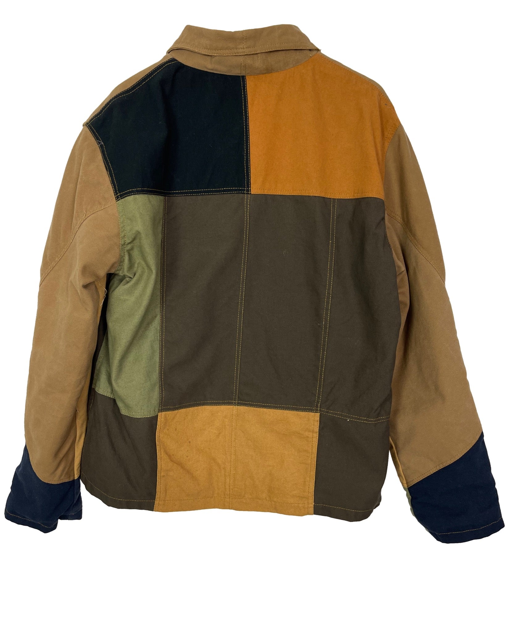 Manteau Carhartt Veste upcyclée style patchwork - L - PLOMOSTORE