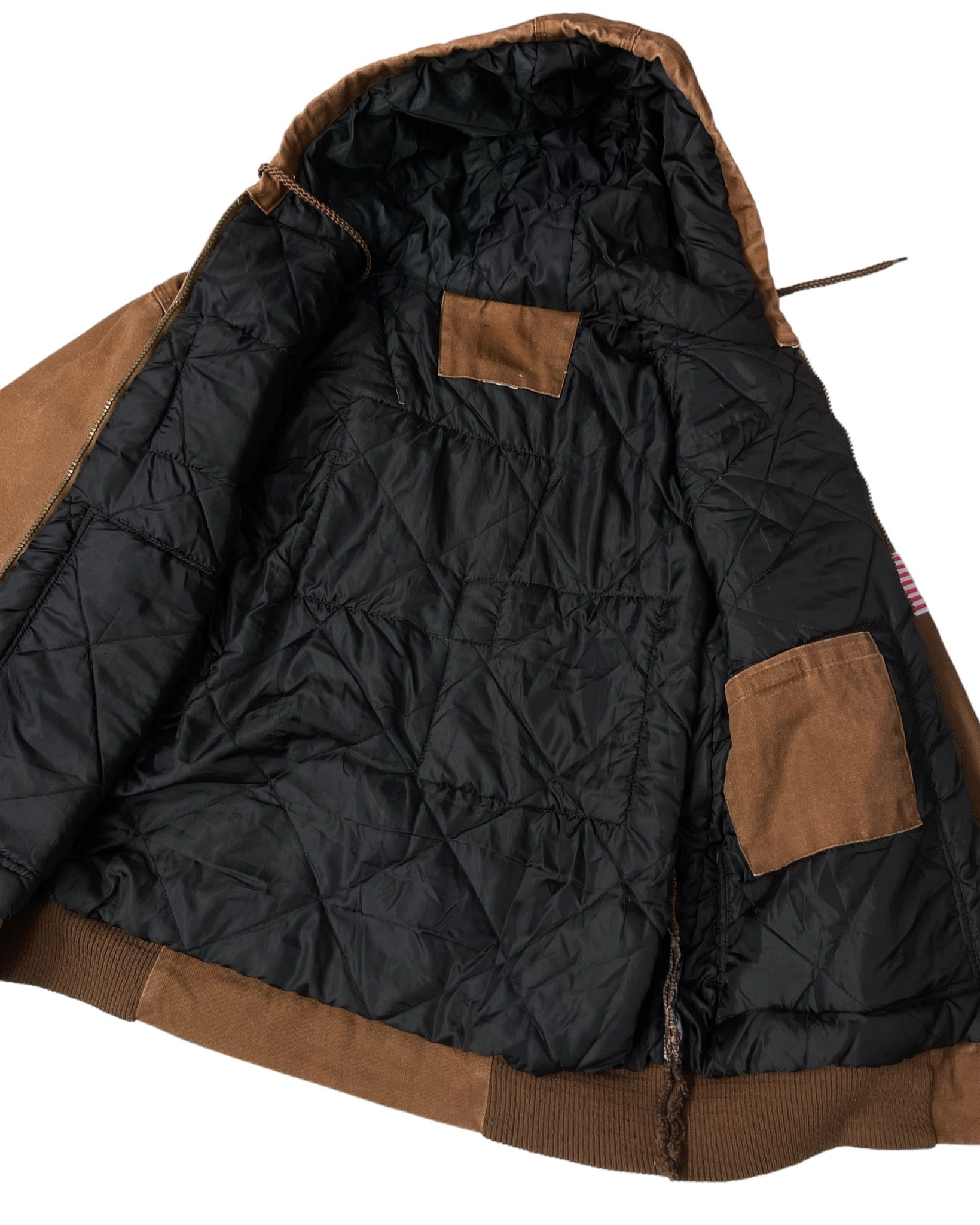 Blouson Carhartt Veste upcyclée style patchwork - L - PLOMOSTORE