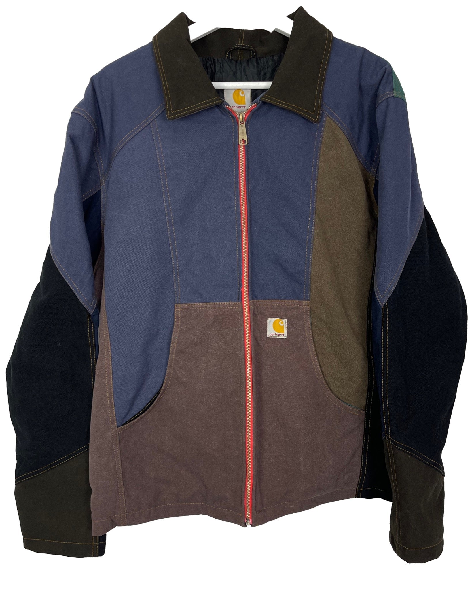 Manteau Carhartt Veste upcyclée style patchwork - L - PLOMOSTORE