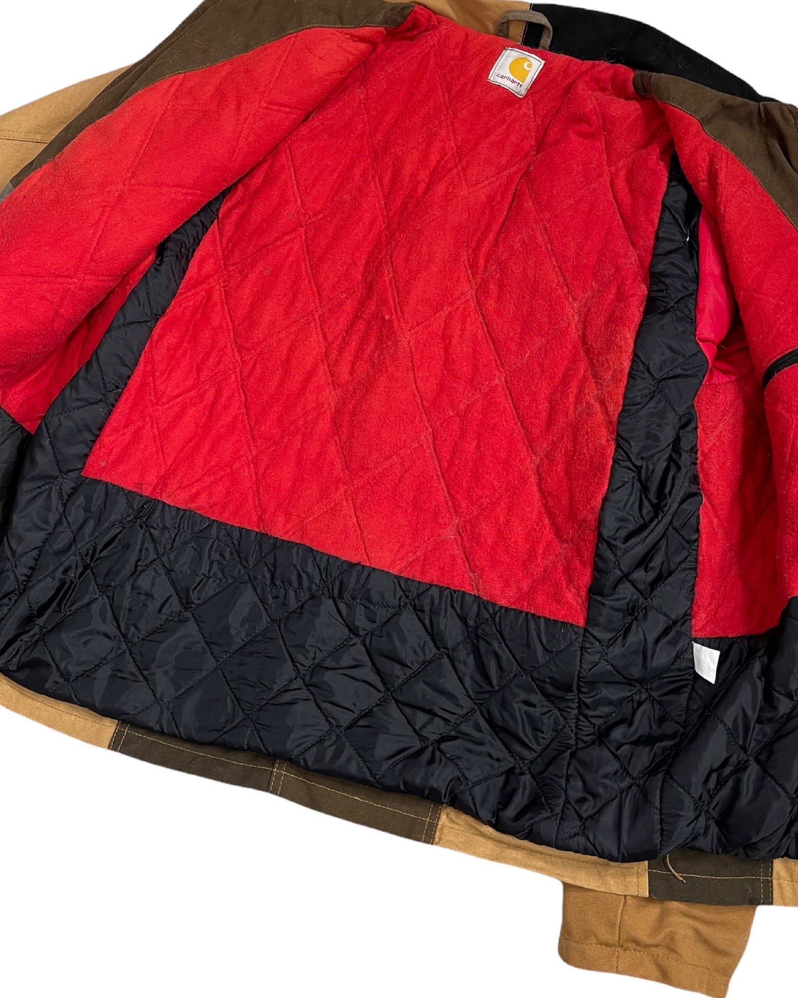 Manteau Carhartt Veste upcyclée style patchwork - L - PLOMOSTORE