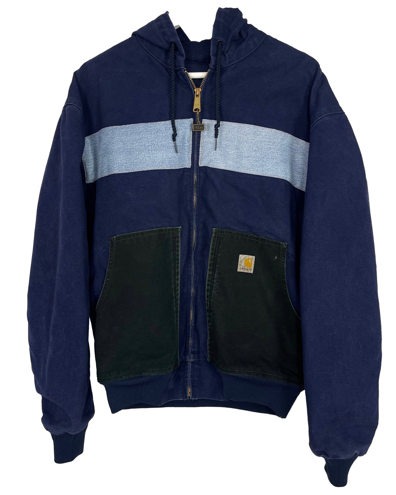 Blouson Carhartt Veste upcyclée style patchwork - L - PLOMOSTORE