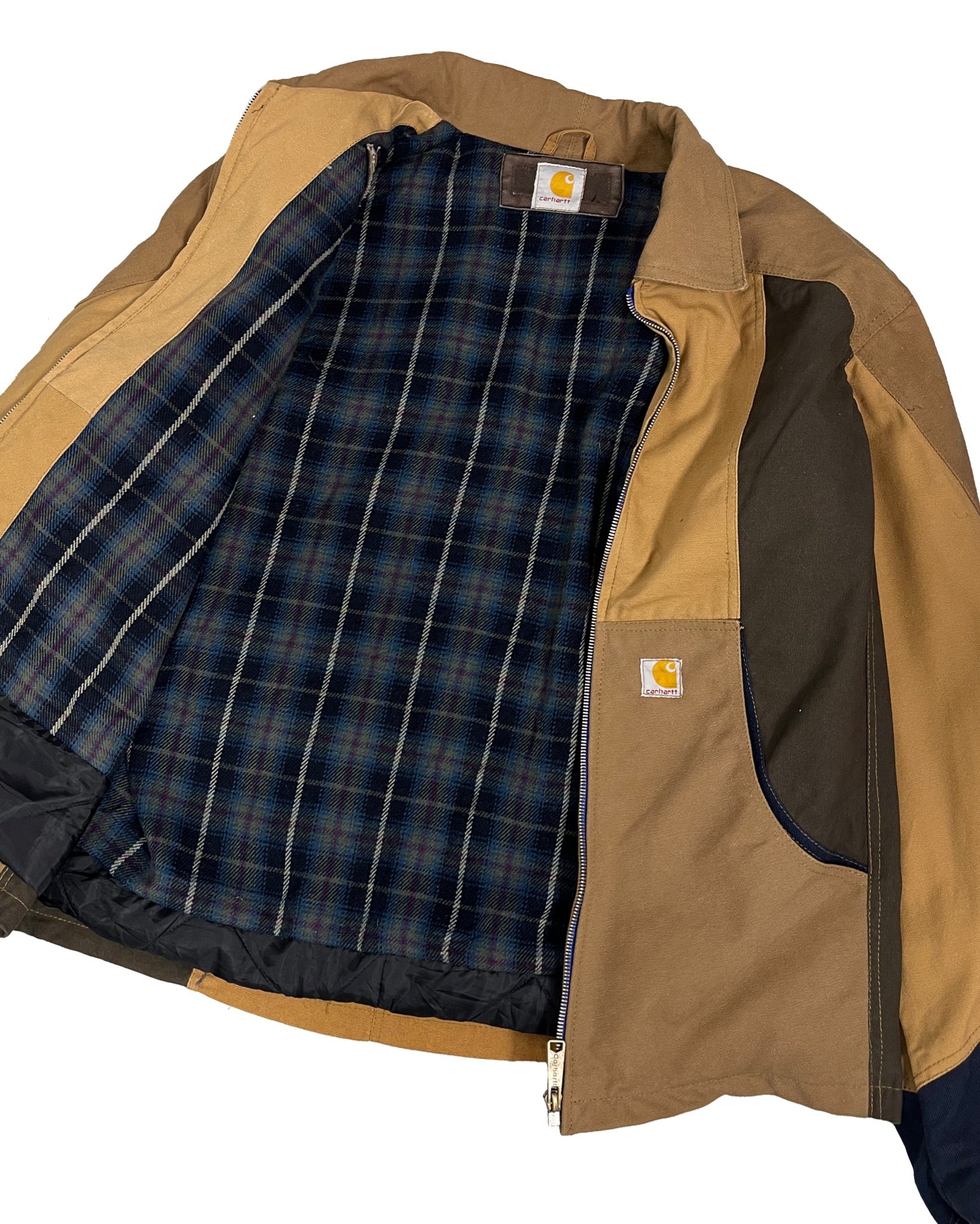 Manteau Carhartt Veste upcyclée style patchwork - L - PLOMOSTORE