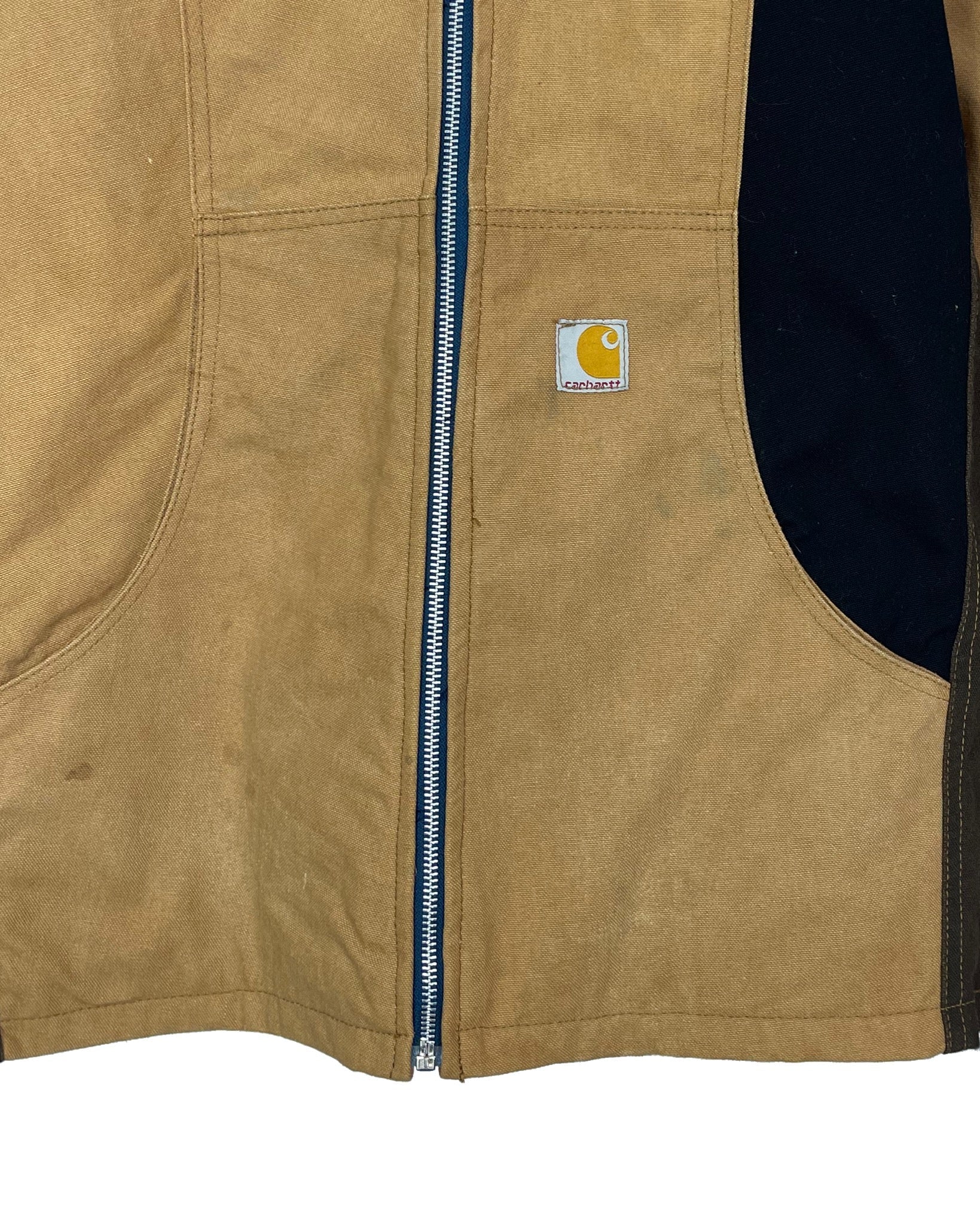 Manteau Carhartt Veste upcyclée style patchwork - L - PLOMOSTORE