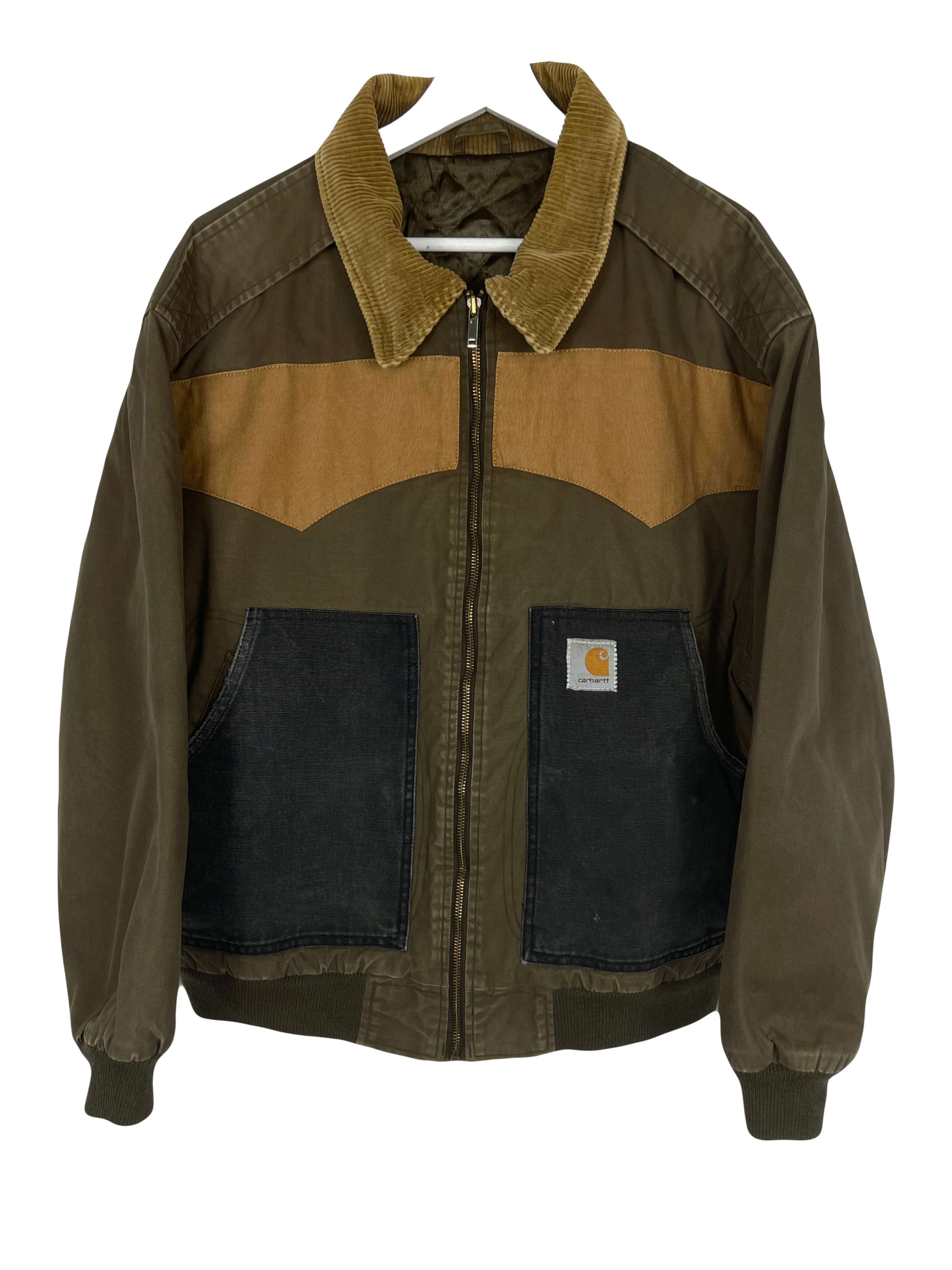 Blouson Carhartt Veste upcyclée style patchwork - L/XL - PLOMOSTORE