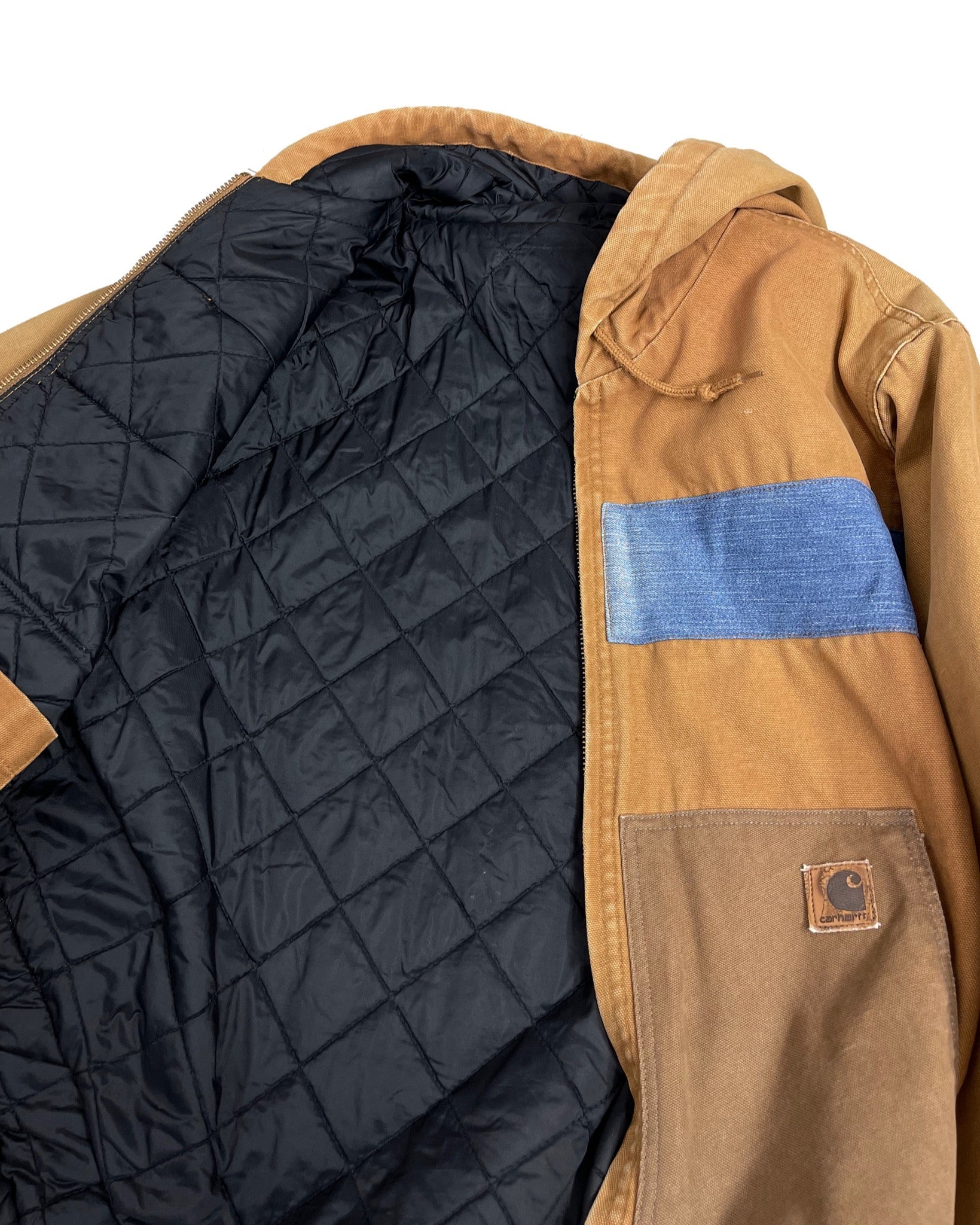 Blouson Carhartt Veste upcyclée style patchwork - M - PLOMOSTORE
