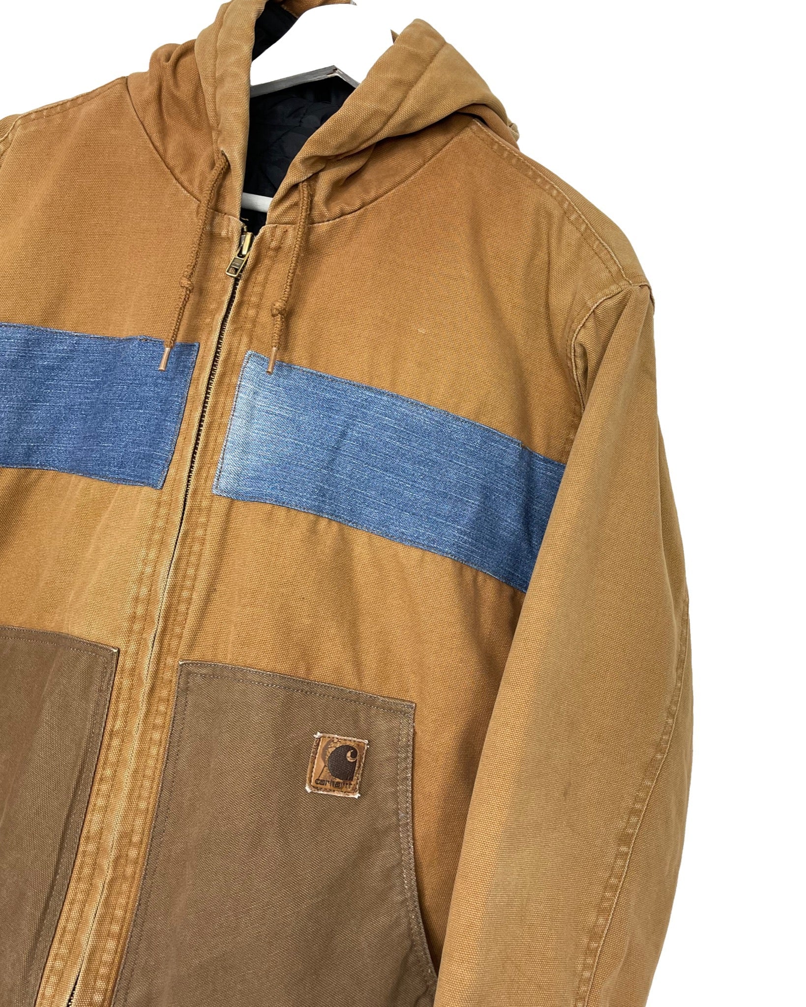 Blouson Carhartt Veste upcyclée style patchwork - M - PLOMOSTORE