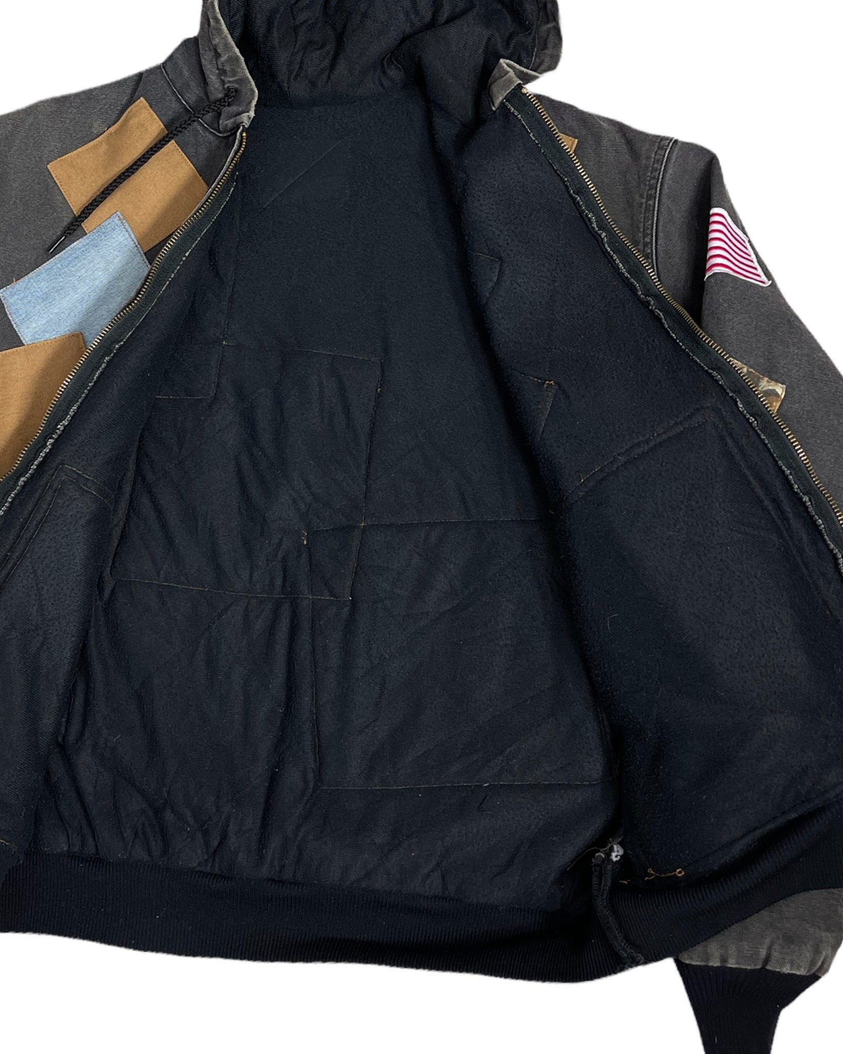 Blouson Carhartt Veste upcyclée style patchwork - M/L - PLOMOSTORE