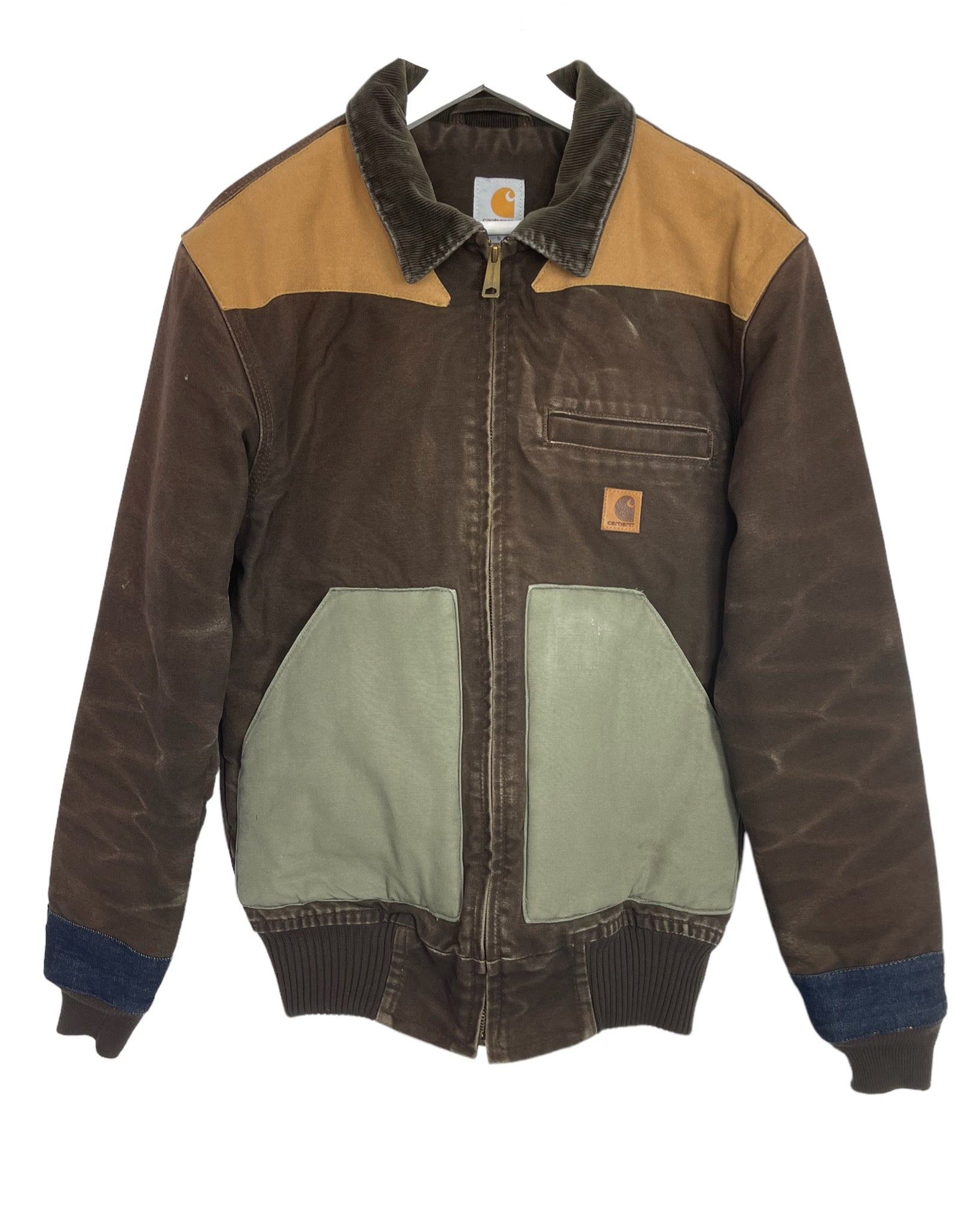 Blouson Carhartt Veste upcyclée style patchwork - S - PLOMOSTORE