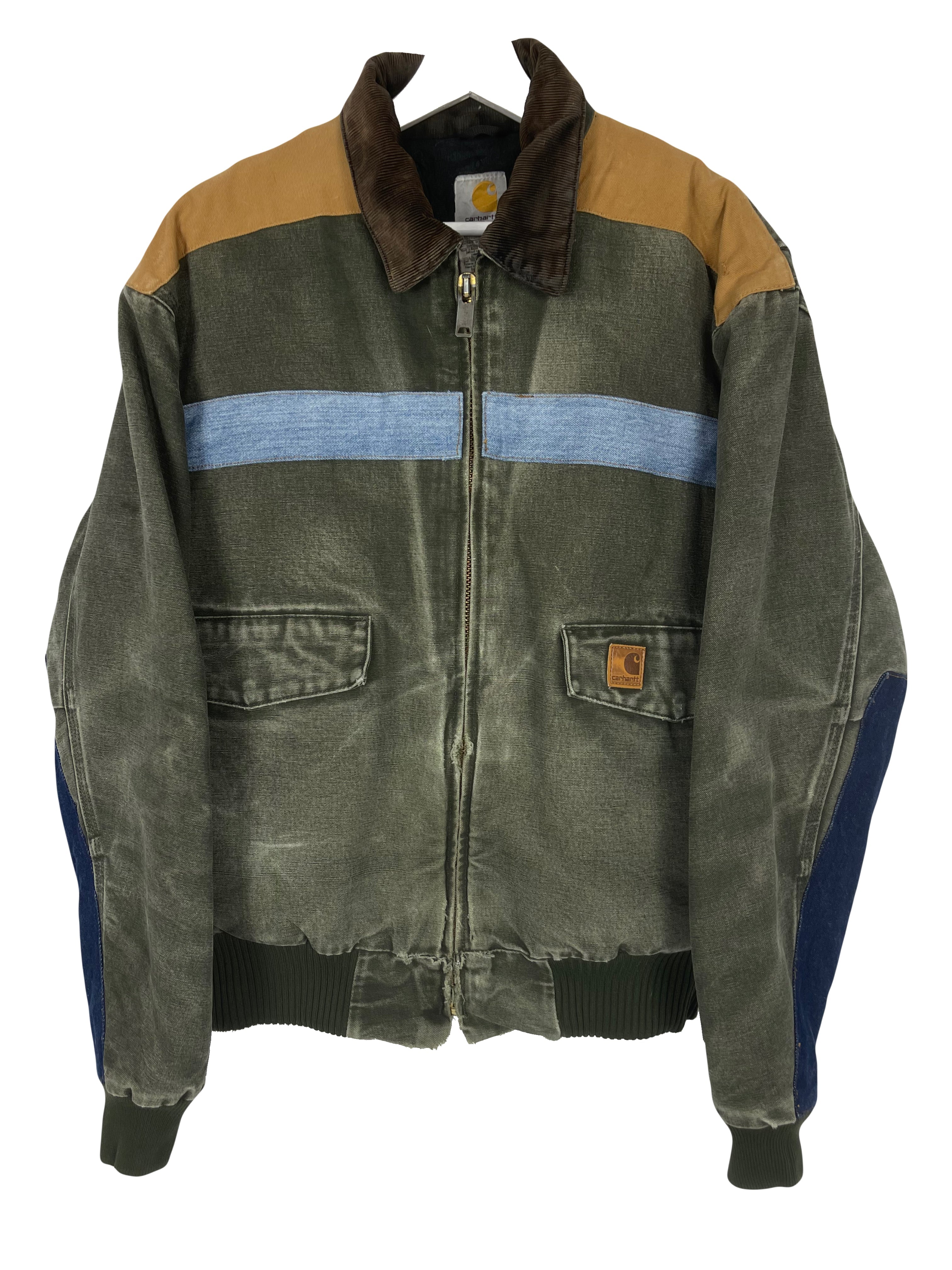 Blouson Carhartt Veste upcyclée style patchwork - XL - PLOMOSTORE